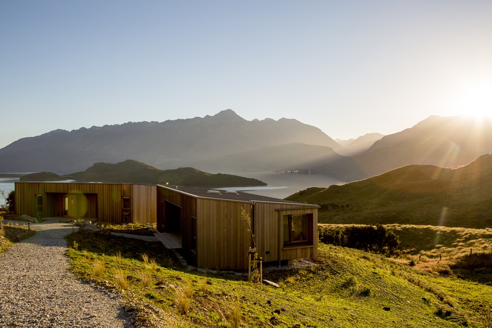 Nestled in the Southern Alps, Aro Hā is just 40 minutes from Queenstown. Photo / Aro Hā