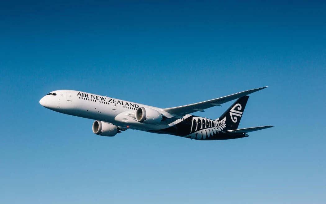 Air New Zealand is taking its Starlink Wi-Fi trial to the skies. Photo / RNZ