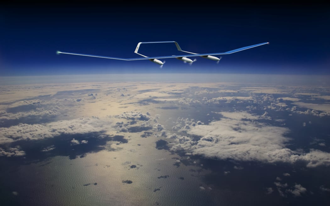 Kea Aerospace is working toward a high-flying, solar-powered drone with a 32m wingspan. Photo / Artist's render