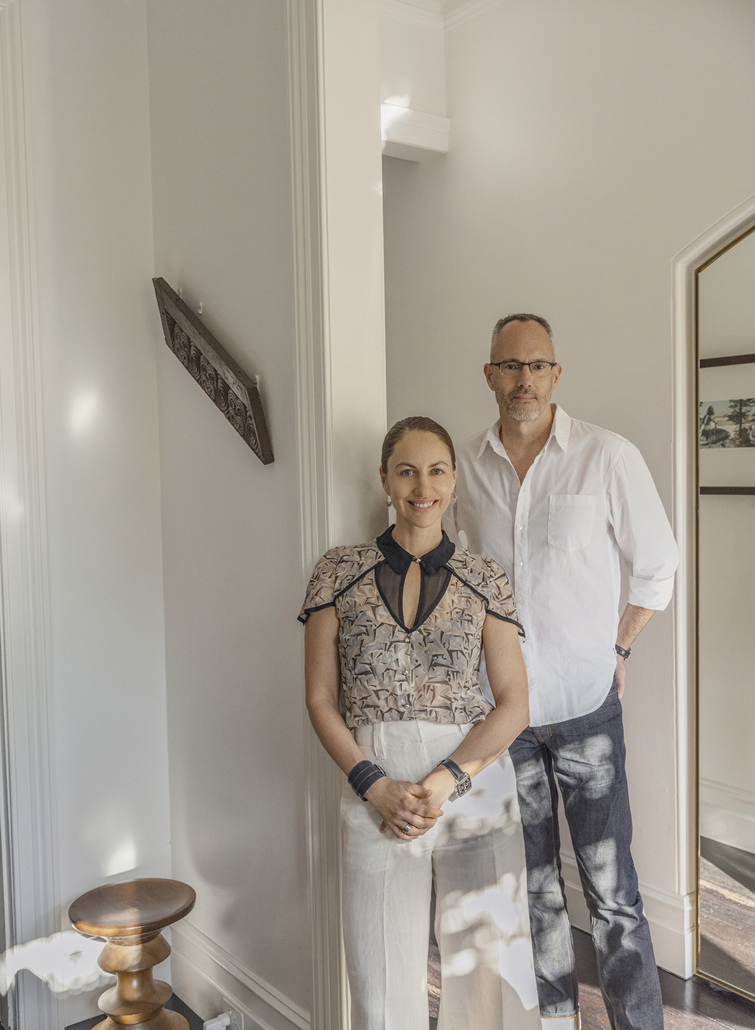 Architects Bianca Pohio and Chris Adams. Photo / Derek Henderson