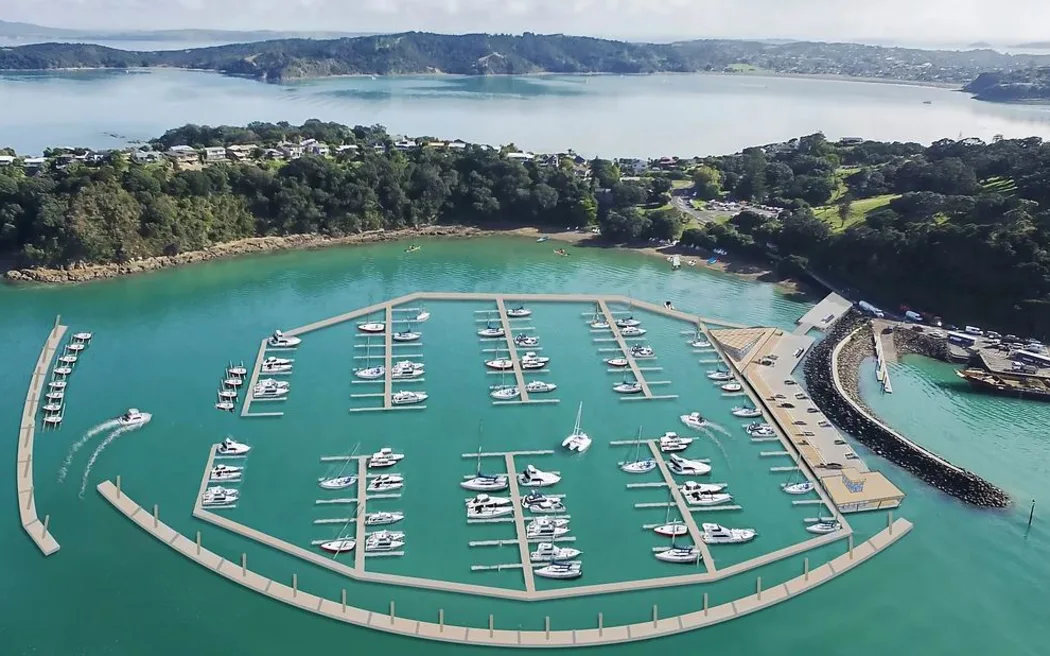 The marina at Pūtiki Bay.