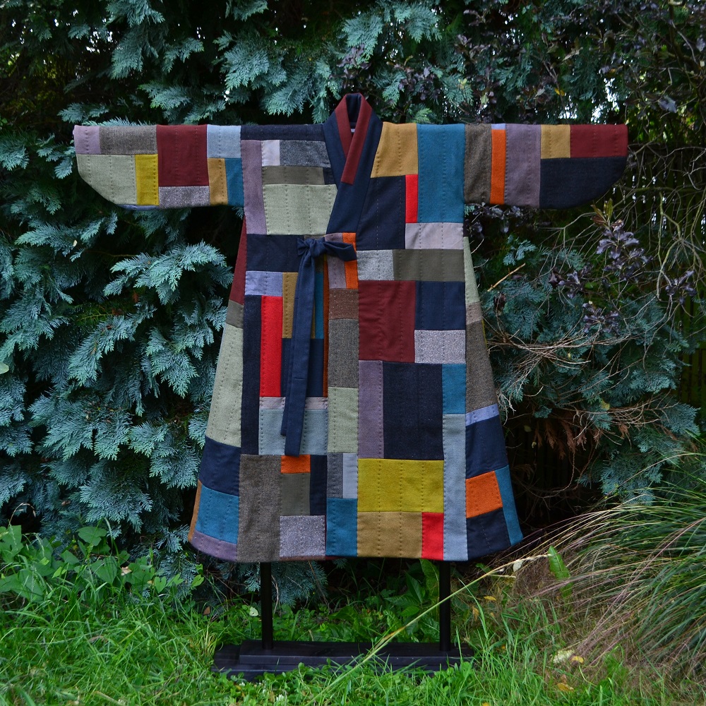 Steven's patchwork Hanbok is part of his archive collection. Photo / Supplied