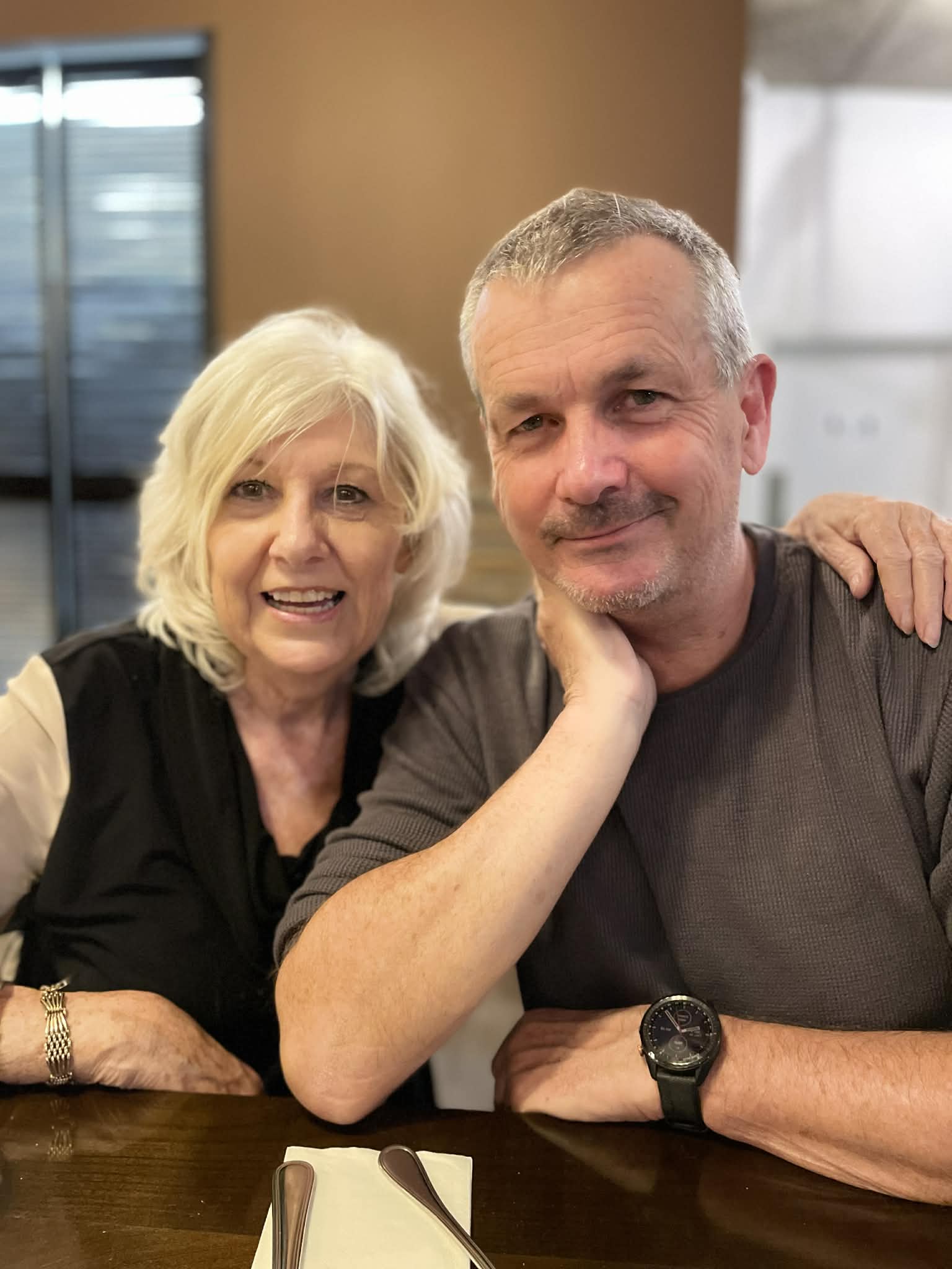 John Clelland with his sister Helen Clelland.