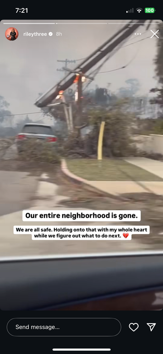 Football Ferns captain Ali Riley's home has been destroyed in the Los Angeles fires.