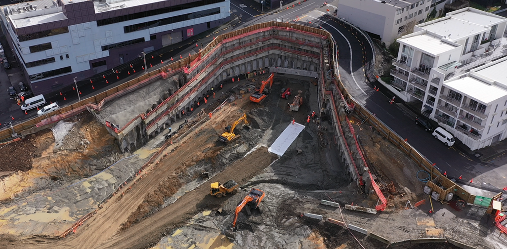 Auckland’s mammoth City Rail Link is one of a number of Government projects that is over budget and delayed. Photo / City Rail Link