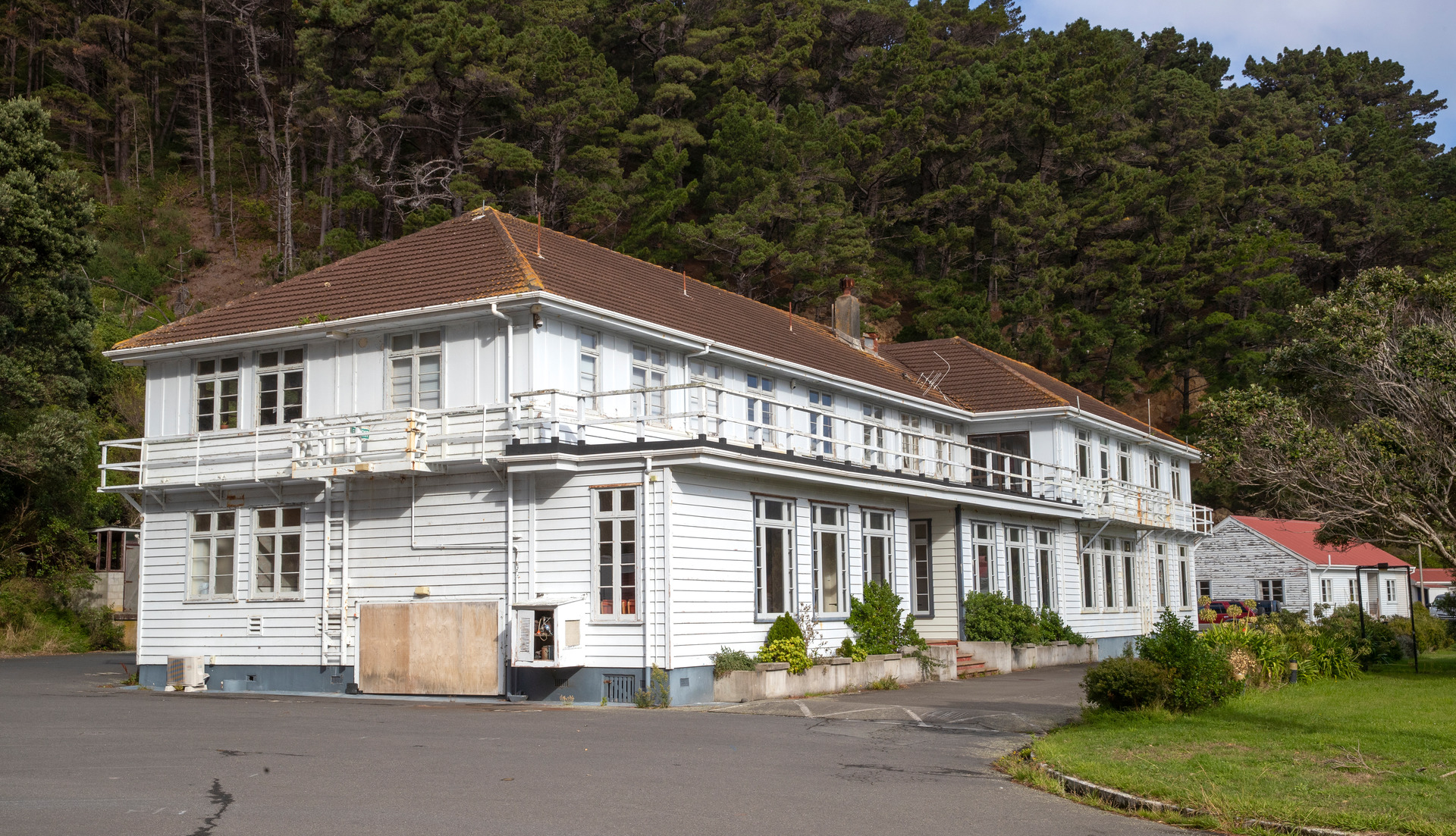 The former Officer's Mess at Shelly Bay, Miramar, at the site of the proposed development. Photo / File