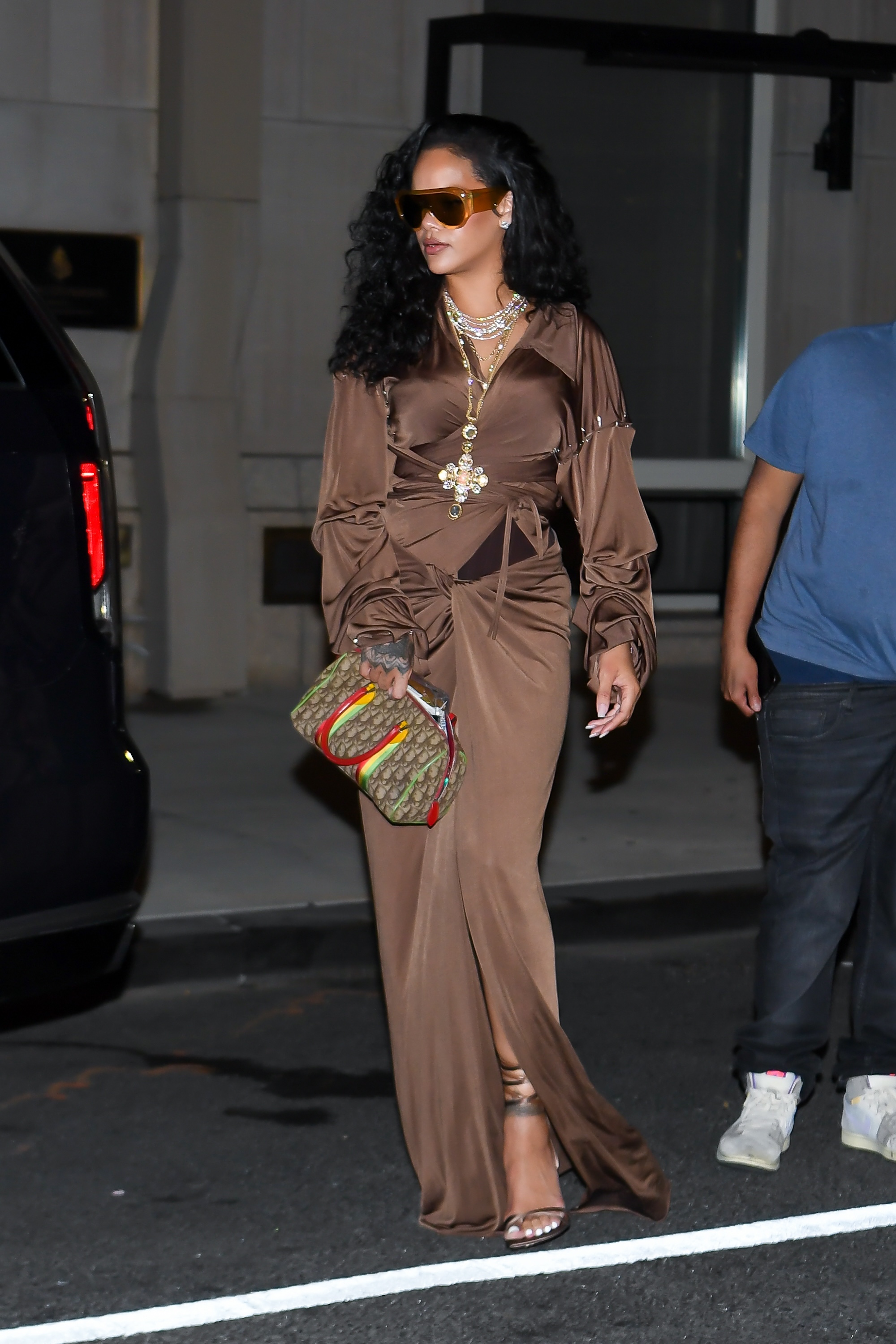 Rihanna attends a fashion week after party in New York City. Photo / Getty Images