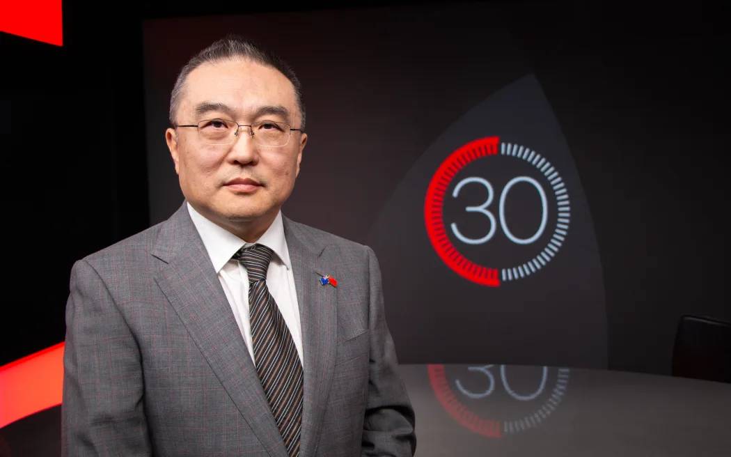 China’s ambassador to New Zealand Wang Xiaolong expressed concerns about the trilateral security pact Aukus. Photo / RNZ