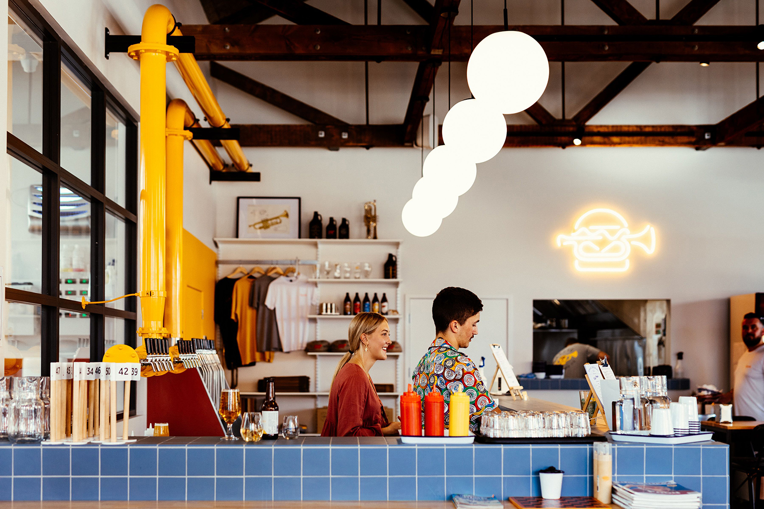 Craft beer, hotdog and burger spot Brave. Photo / Supplied