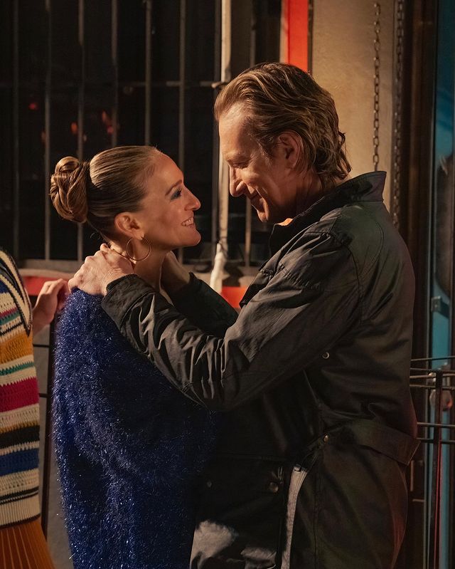 Carrie and Aidan's on-again, off-again romance closes out the finale. Photo / HBO