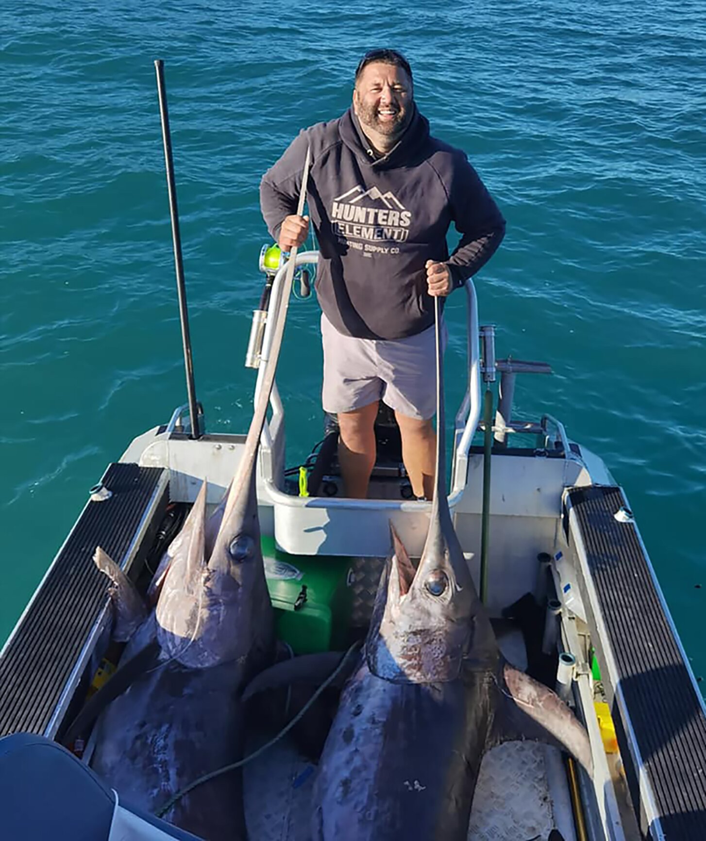 Fisherman Elwood Higgins pictured in August 2021. Photo / Supplied