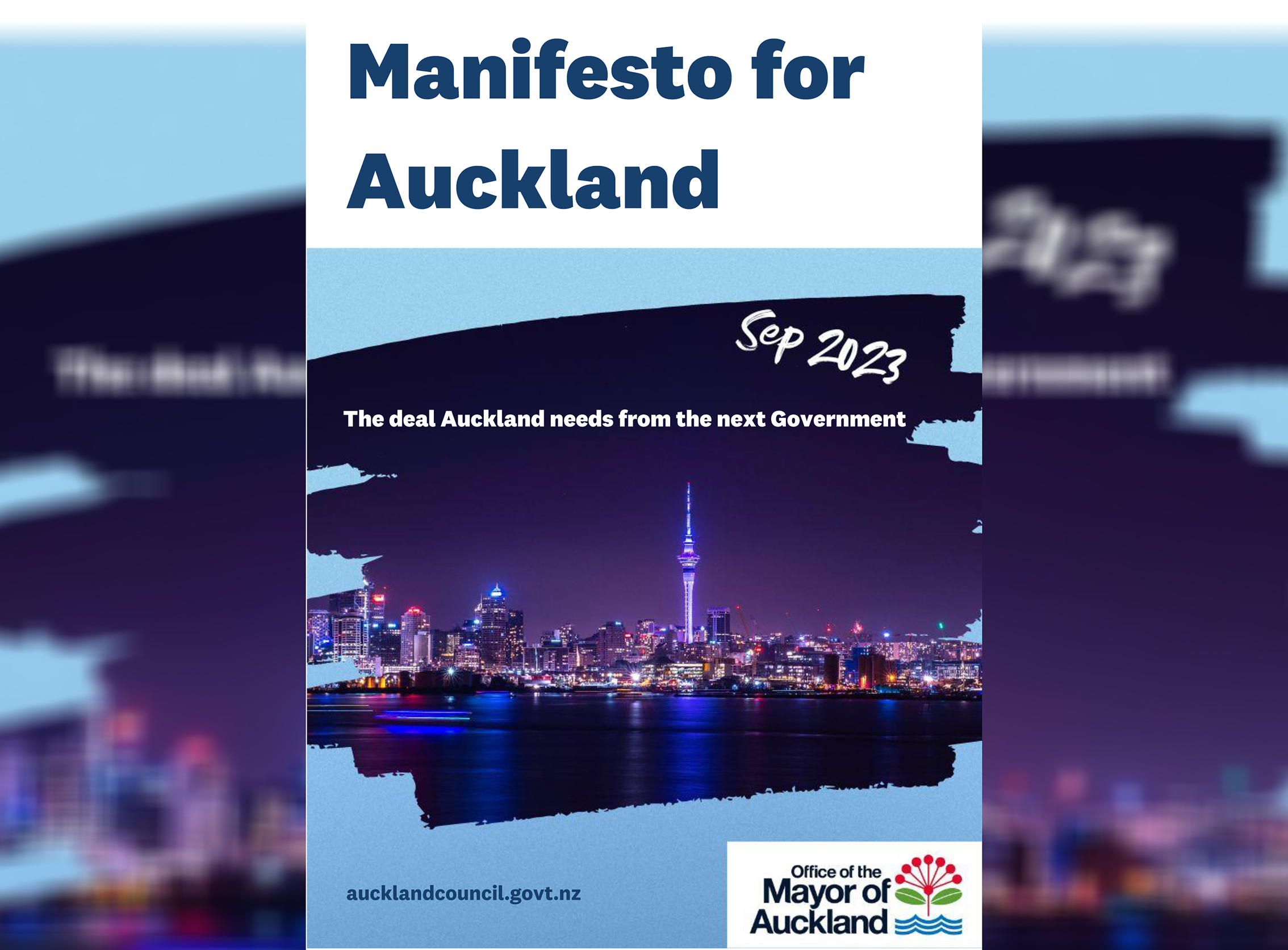The Manifesto for Auckland released by Mayor Wayne Brown in September lays out what he wants from a new Government.