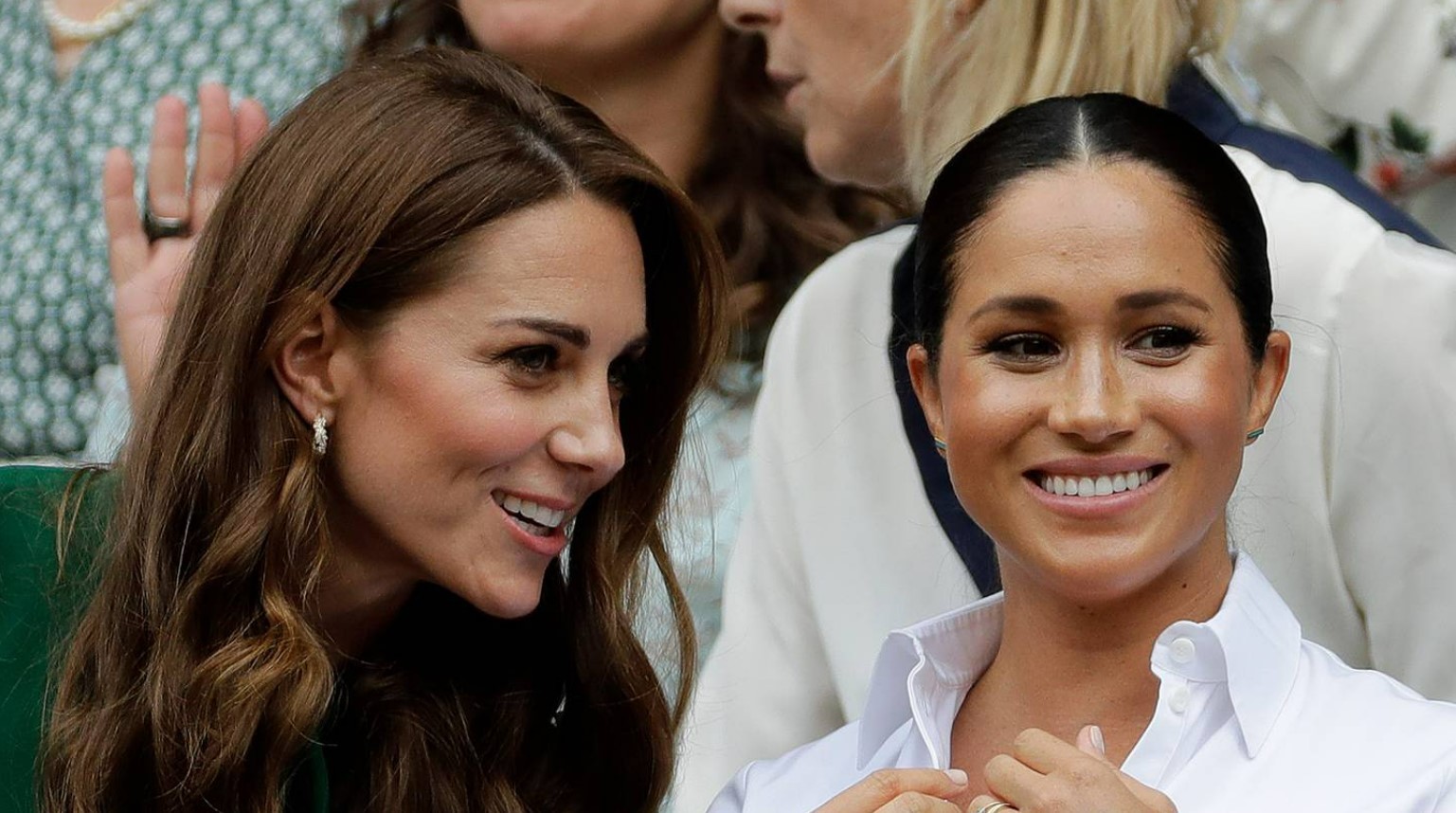Kate and Meghan were pitted against each other by the British press, believes Prince Harry. Photo / AP