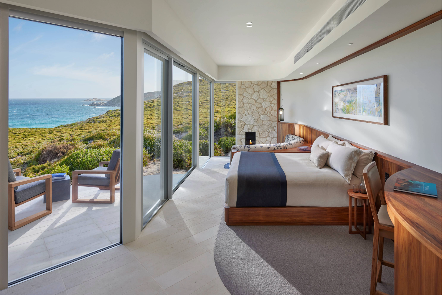 Each plush suite is named after a historic shipwreck.