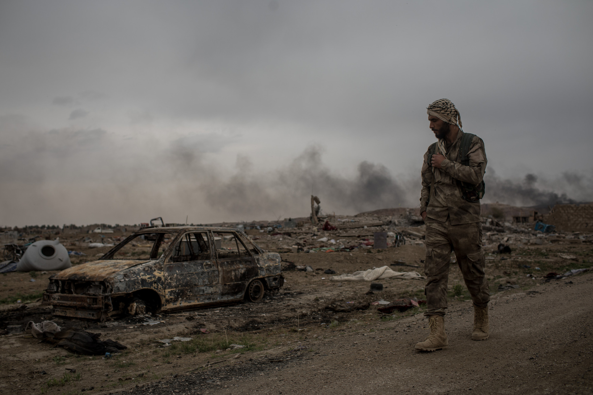The fall of Baghouz marked the final collapse of the ISIS leadership. Photo /Getty