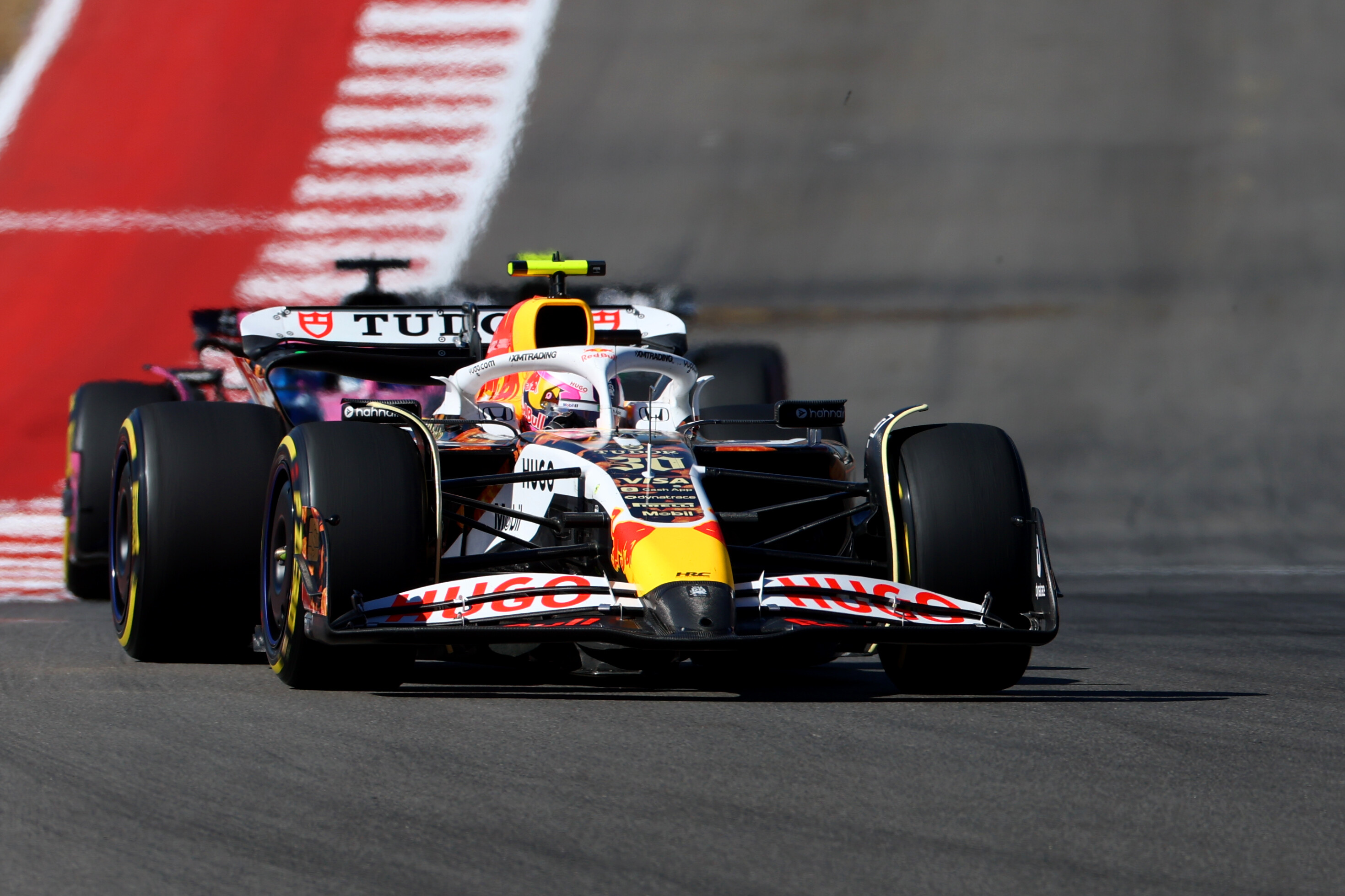 Liam Lawson at Formula One's US Grand Prix. Photo / Red Bull