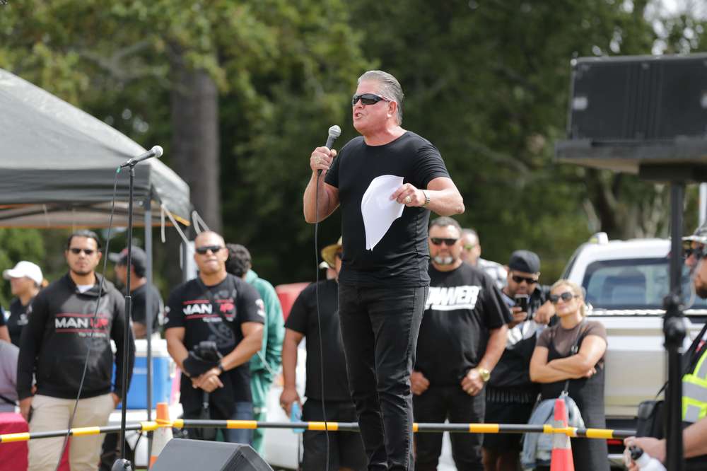 Destiny Church leader Brian Tamaki supported the protest and said his group doesn’t agree that drag queens are 
