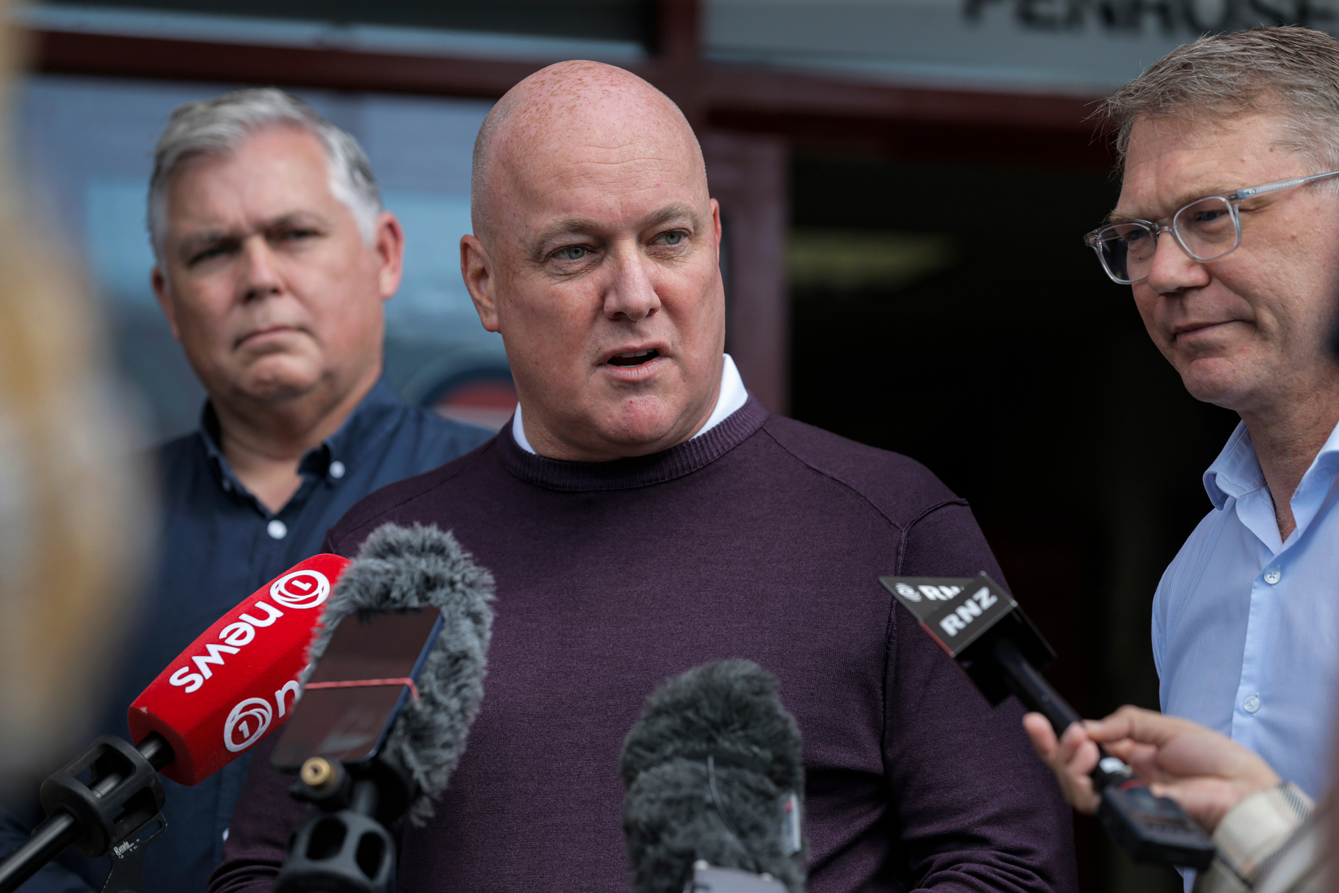 National Party leader Christopher Luxon said he would have stood Michael Wood down immediately. Photo / Alex Burton  