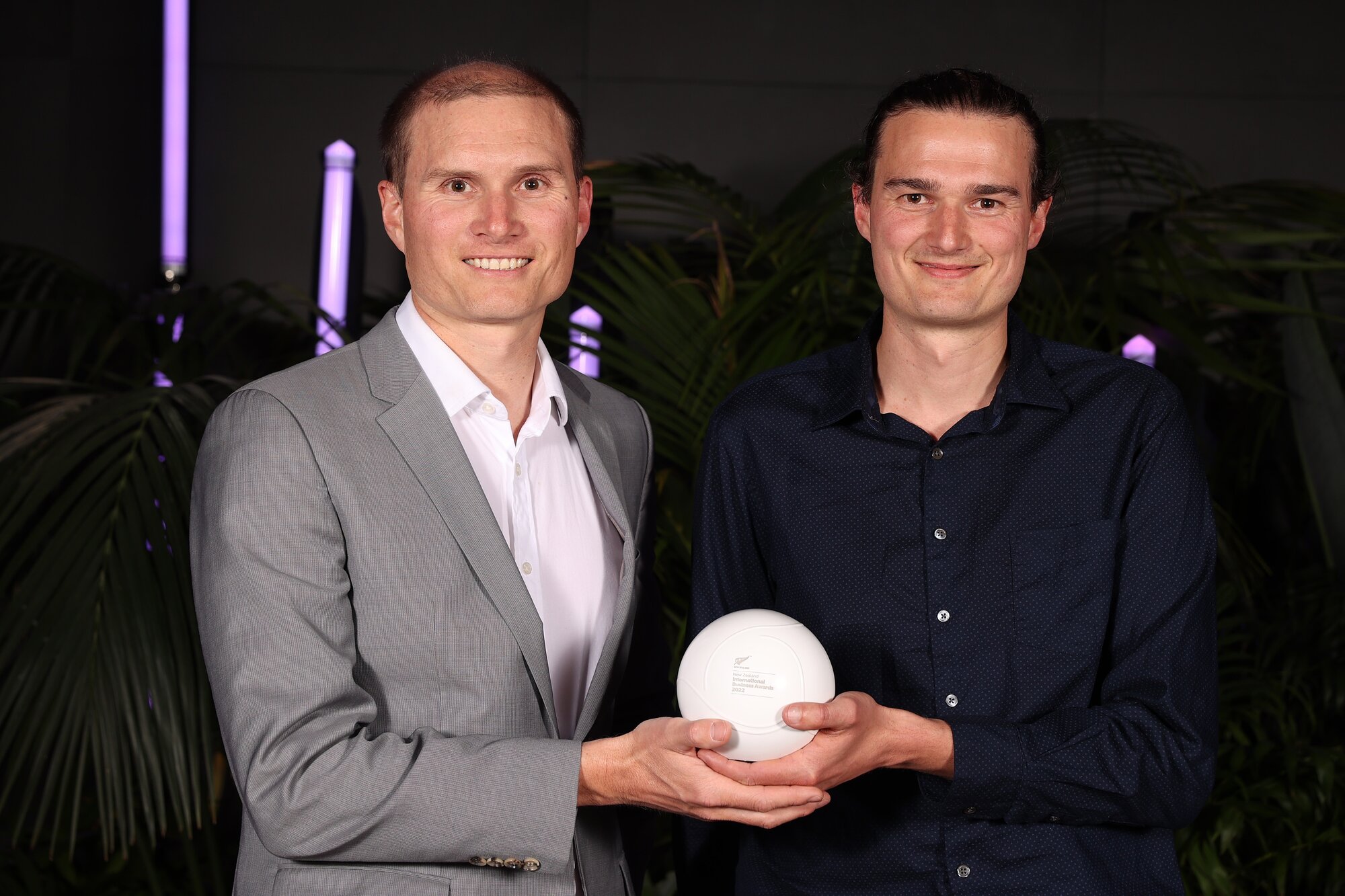 Dawn Aerospace was founded in 2017 by Christchurch brothers James Powell (ex-Airwork, left) and Stefan Powell (ex-Rocket Lab, right), along with Jeroen Wink (from the Netherlands), Tobias Knop and Robert Werner (both of Germany). Photo / Getty Images