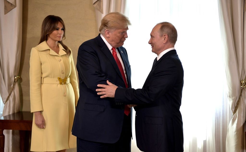 Trump had a two-hour closed door meeting with Putin in Helsinki but no one knows for sure what was dicscussed. Photo / Kremlin Press Office