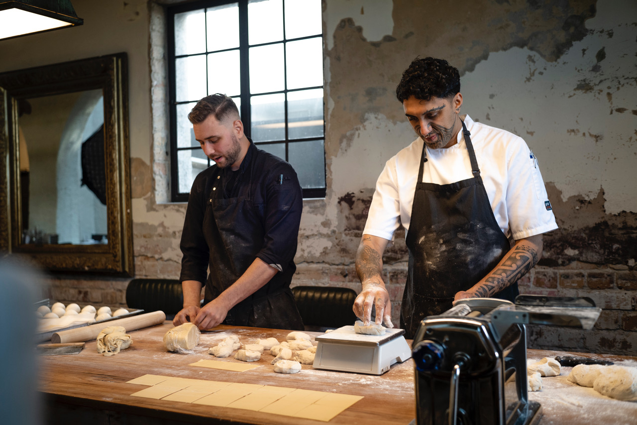 Ada chefs Patrick Markus and Kia Kanuta.
