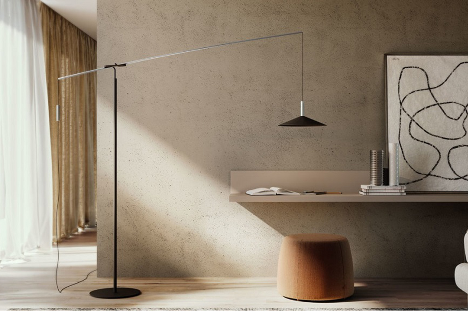 Altura floor light by Sommelia from Matisse. Photo / Supplied
