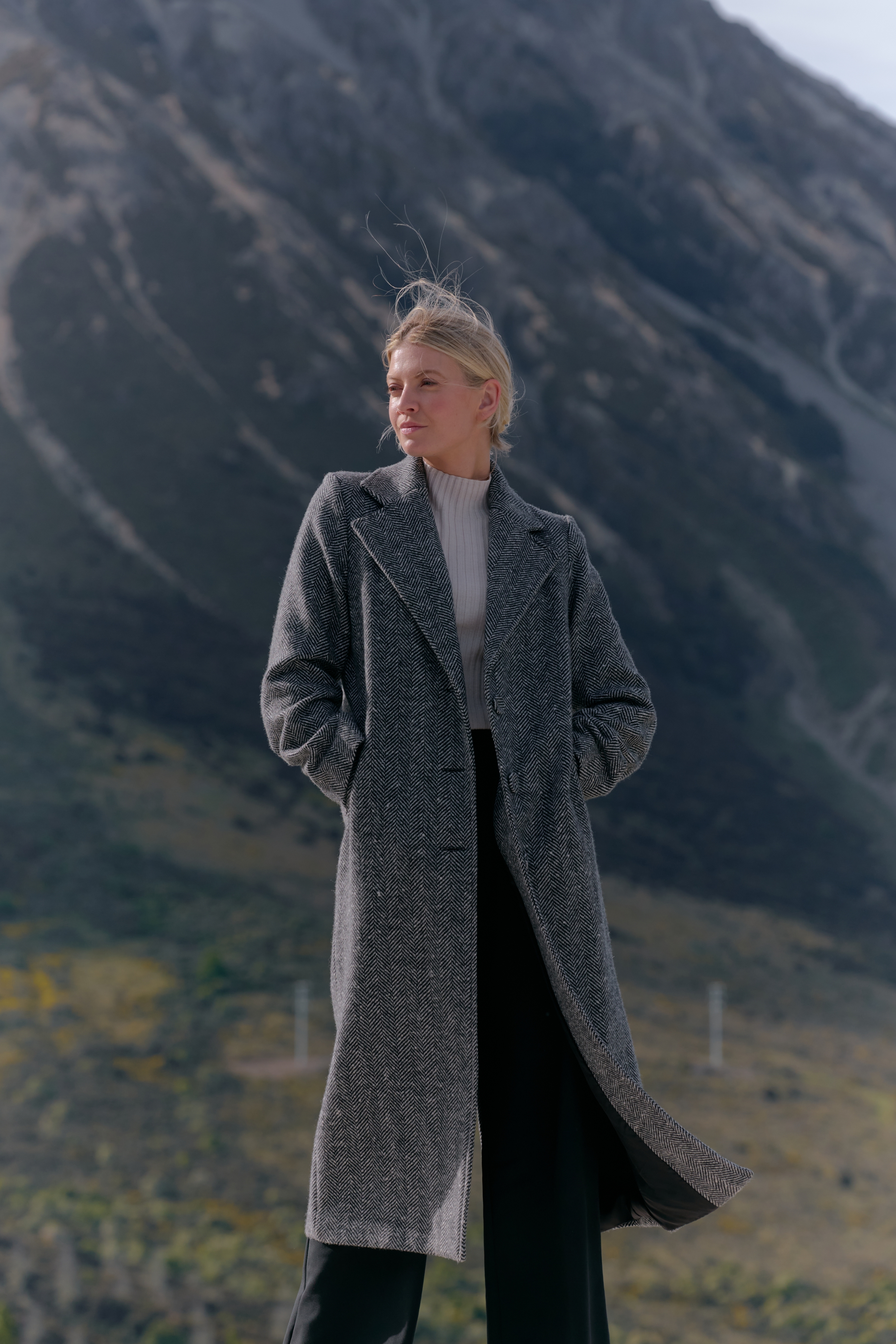 The Elenor coat from Untouched World's autumn/winter 2025 collection.