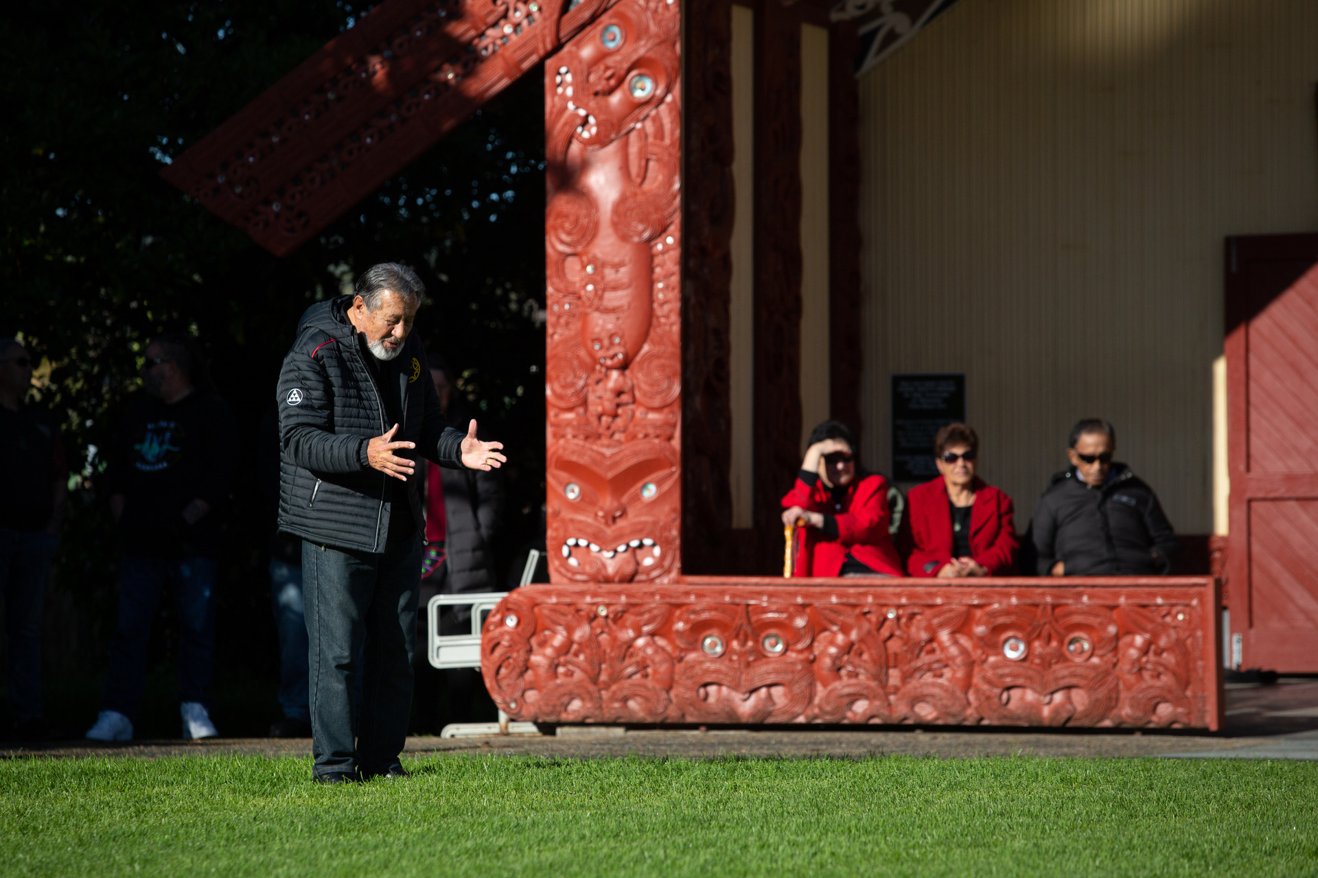 Pita Sharples speaks at the launch of the Maori Party election campaign. Photo / Sylvie Whinray