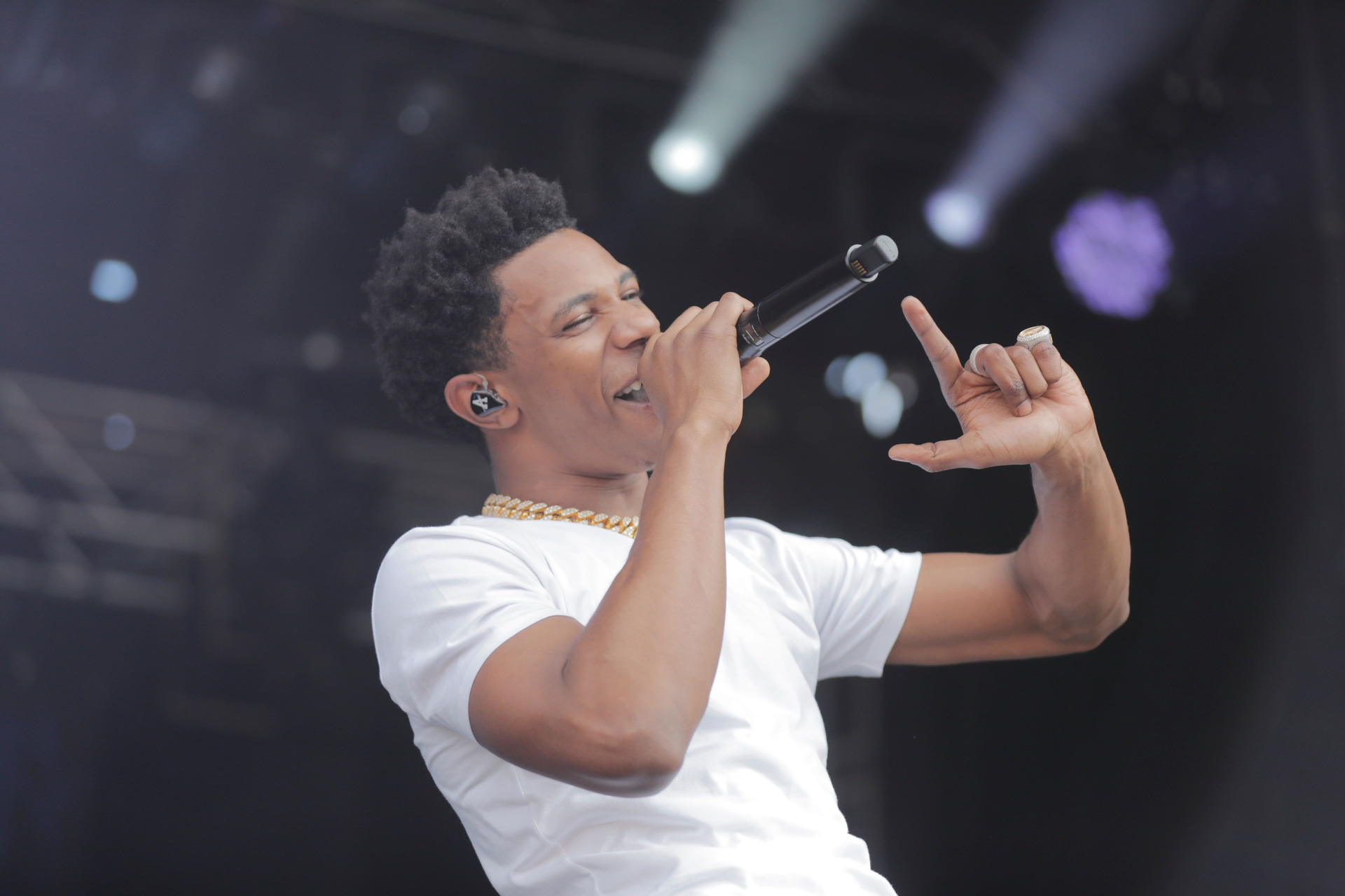 A Boogie Wit Da Hodie performs at the FOMO Festival. Photo / Dean Purcell