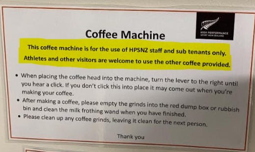 New rules have already kicked in at HPSNZ’s Auckland base.