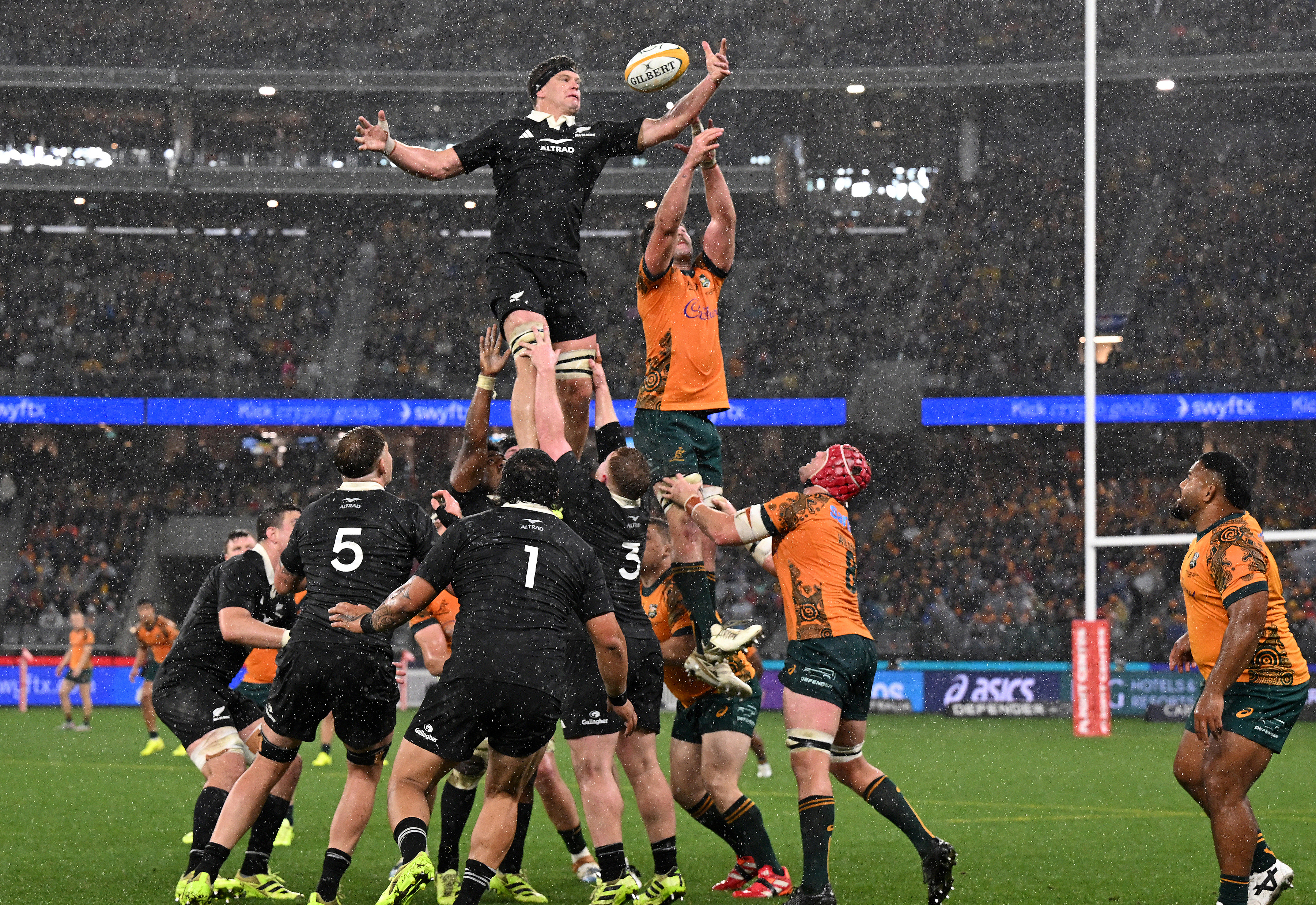 All Blacks players will miss a round of Super Rugby matches before Anzac Day tests in 2027, 2029 and 2031. Photo / Photosport
