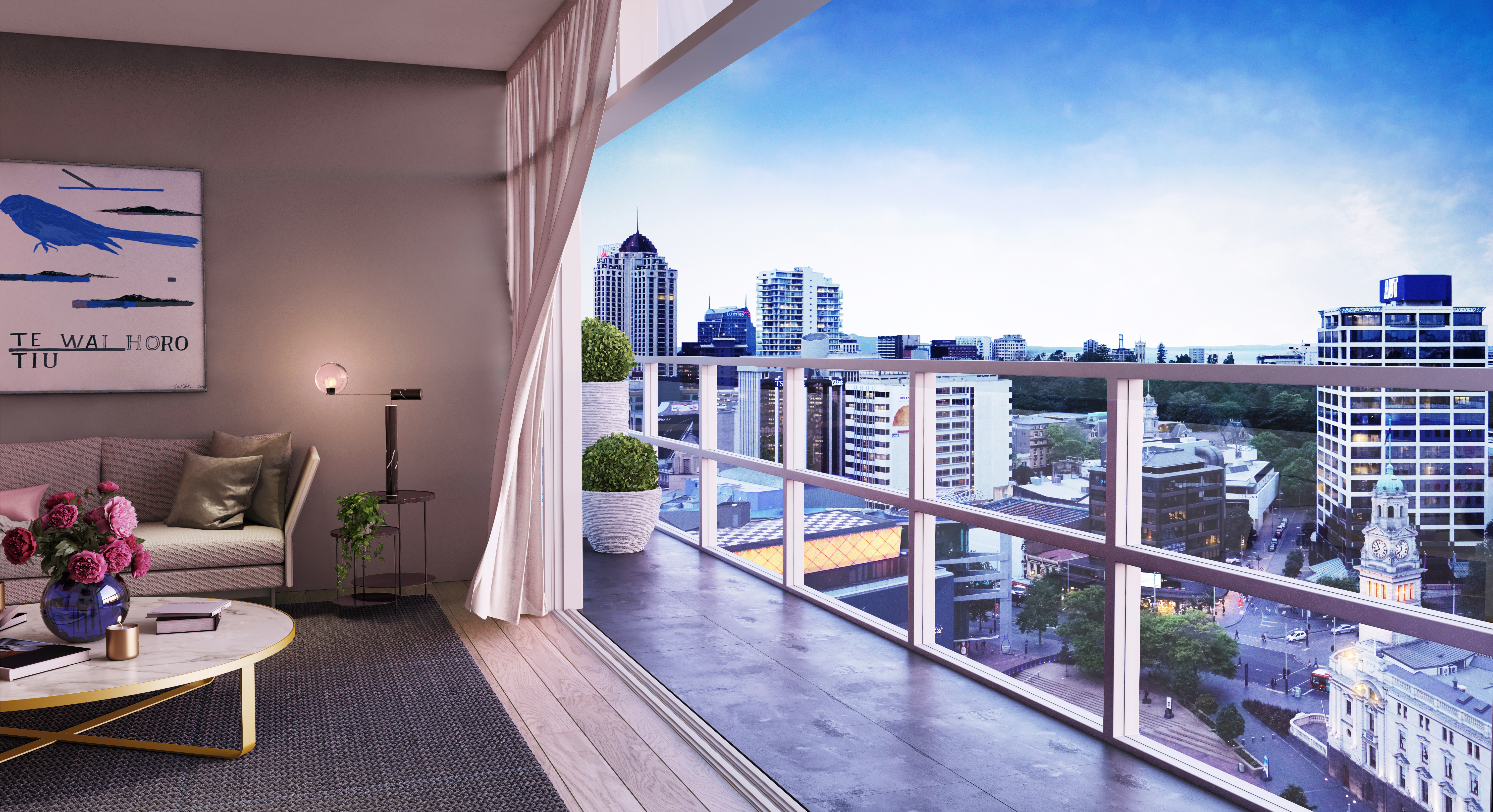 John Love says 10 per cent of the apartments remain unsold.
