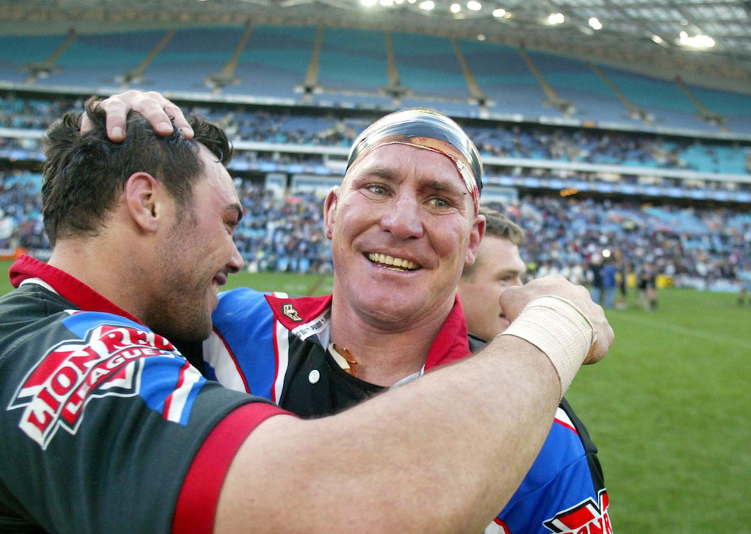 Kevin Campion reacts after the Warriors defeat the Sharks. Photosport