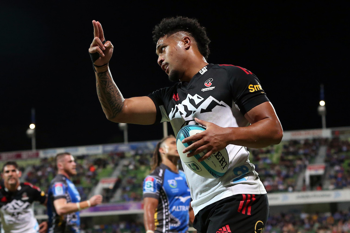 Leicester Fainga'anuku of the Crusaders. Photosport