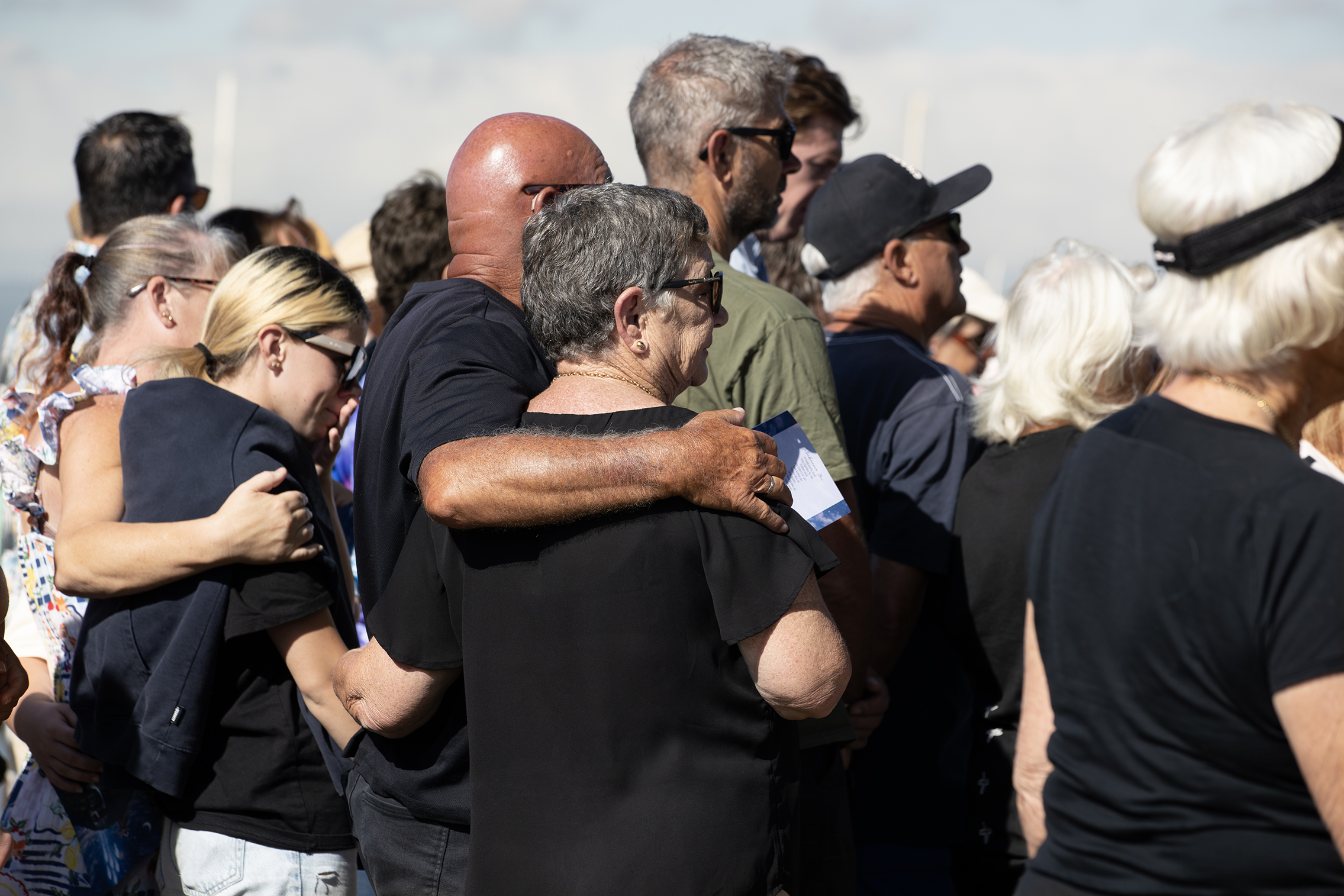 How Great Thou Art played after a minute’s silence. Photo / Hayden Woodward