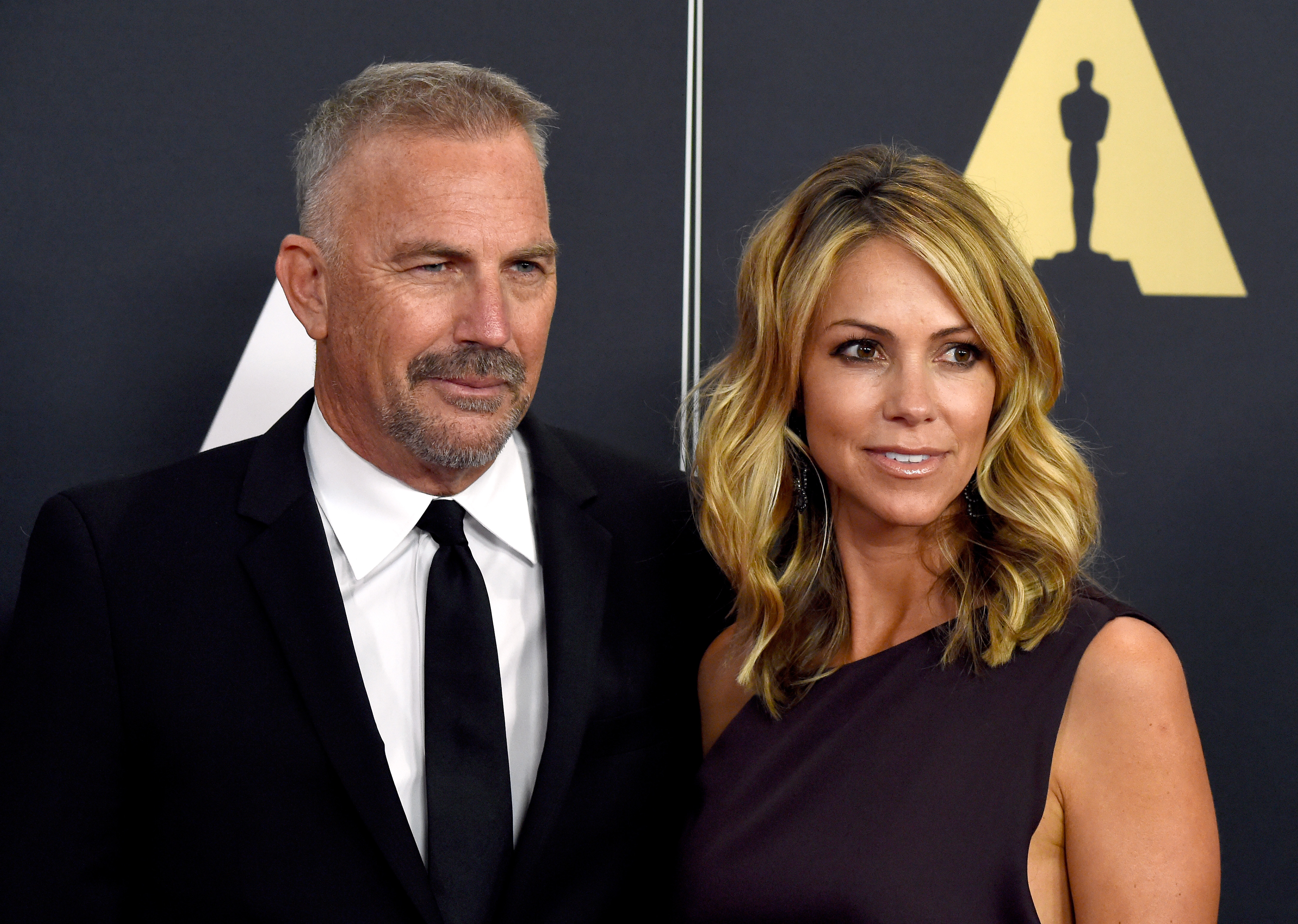 Kevin Costner and Christine Baumgartner in 2014. Photo / Getty Images