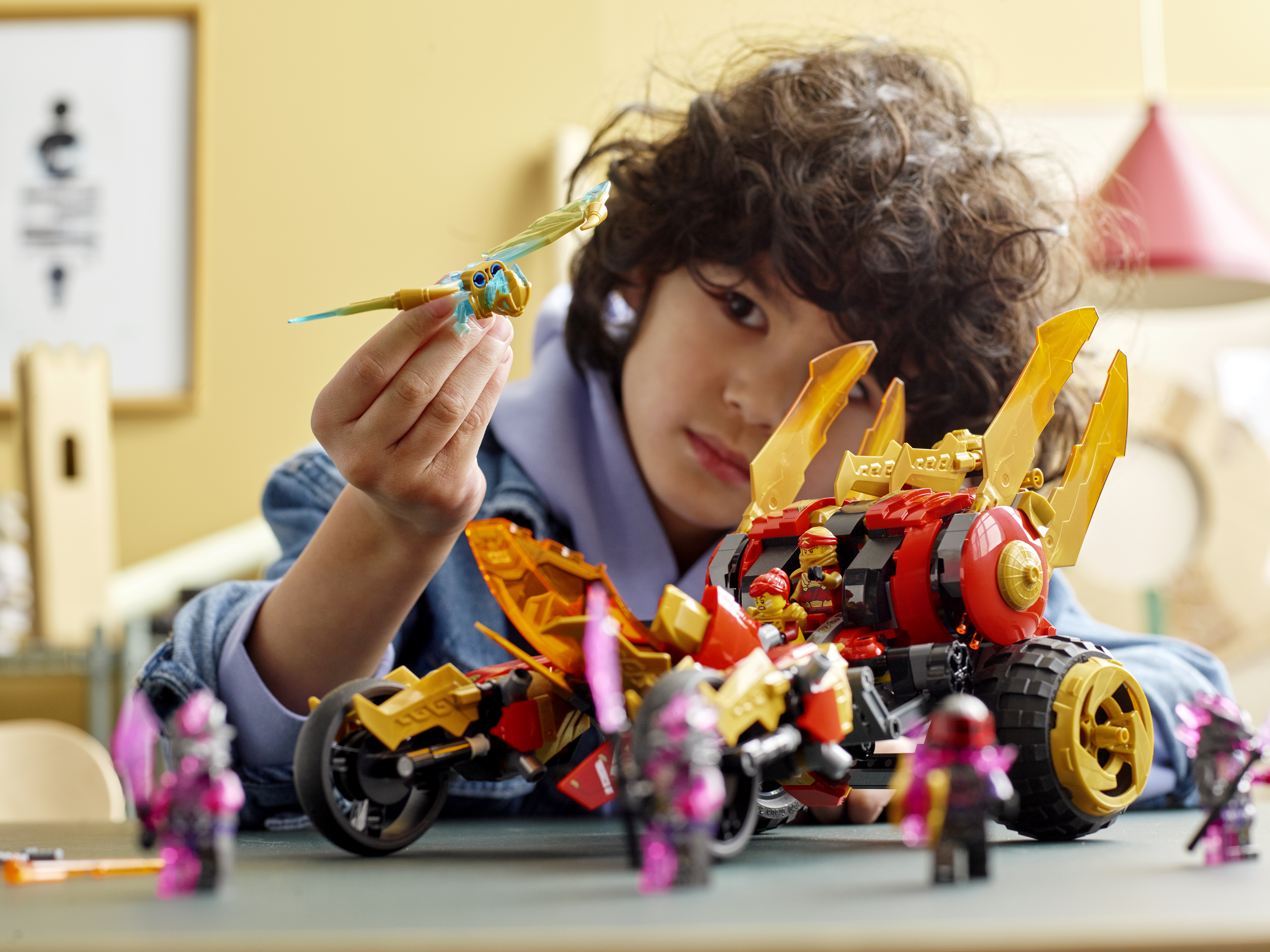 Mindful play with toys like Lego can encourage kids to be present.