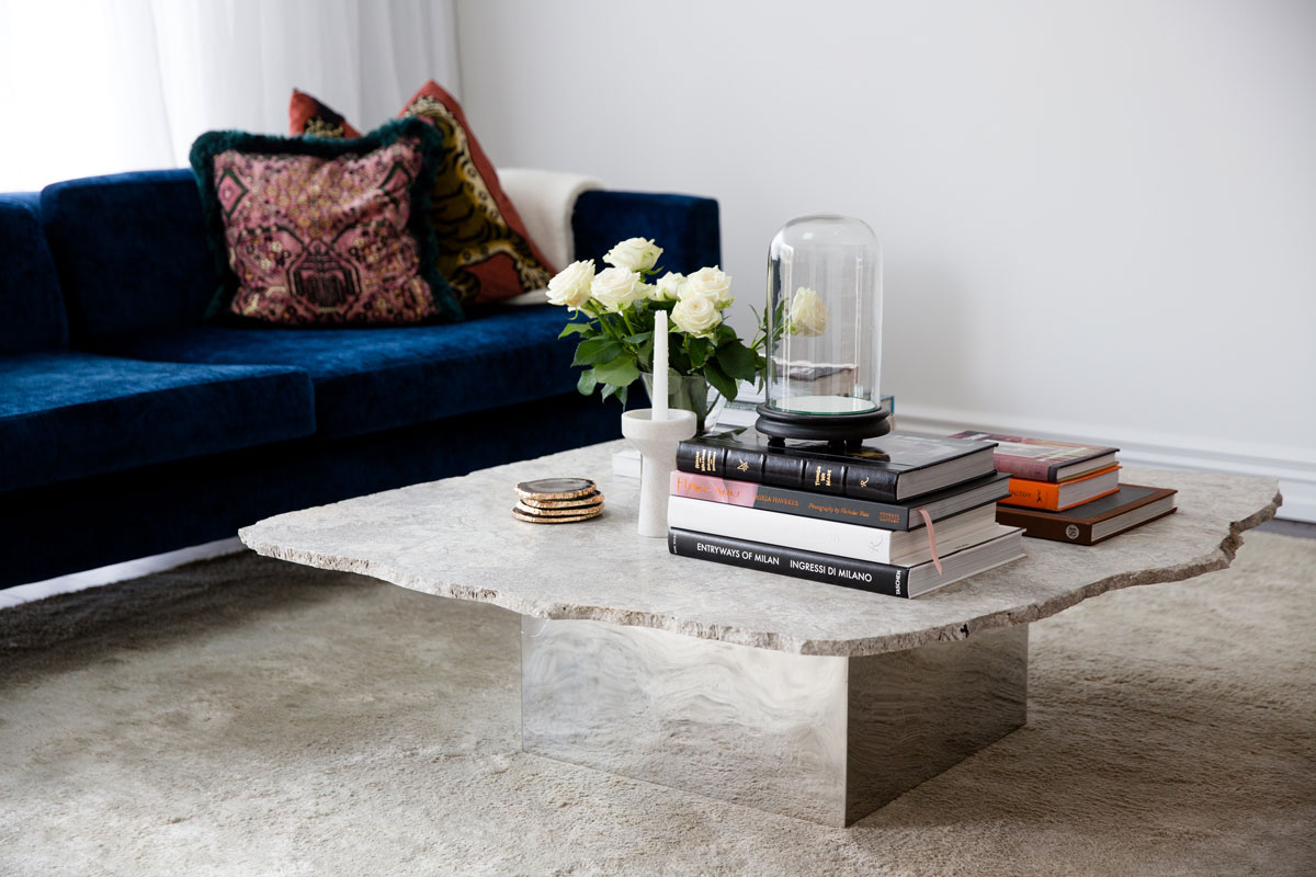 Sarah's DIY coffee table. Picture / Babiche Martens