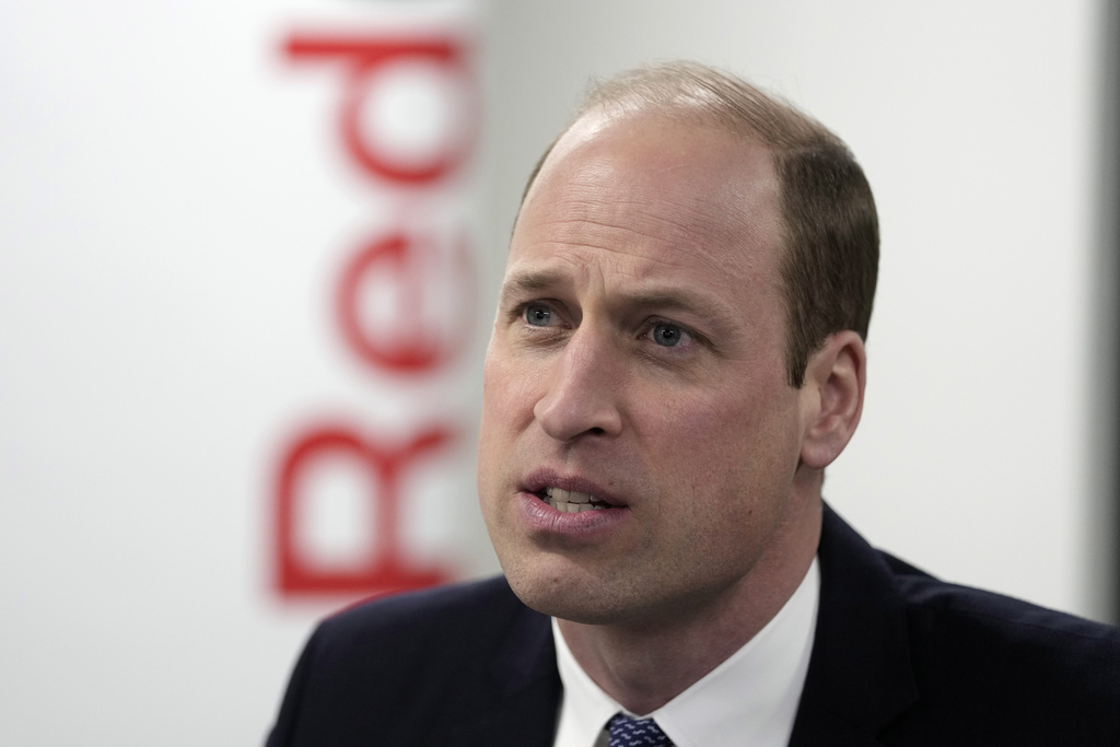 Britain's Prince William has called for an increase in humanitarian support to Gaza. Photo / AP