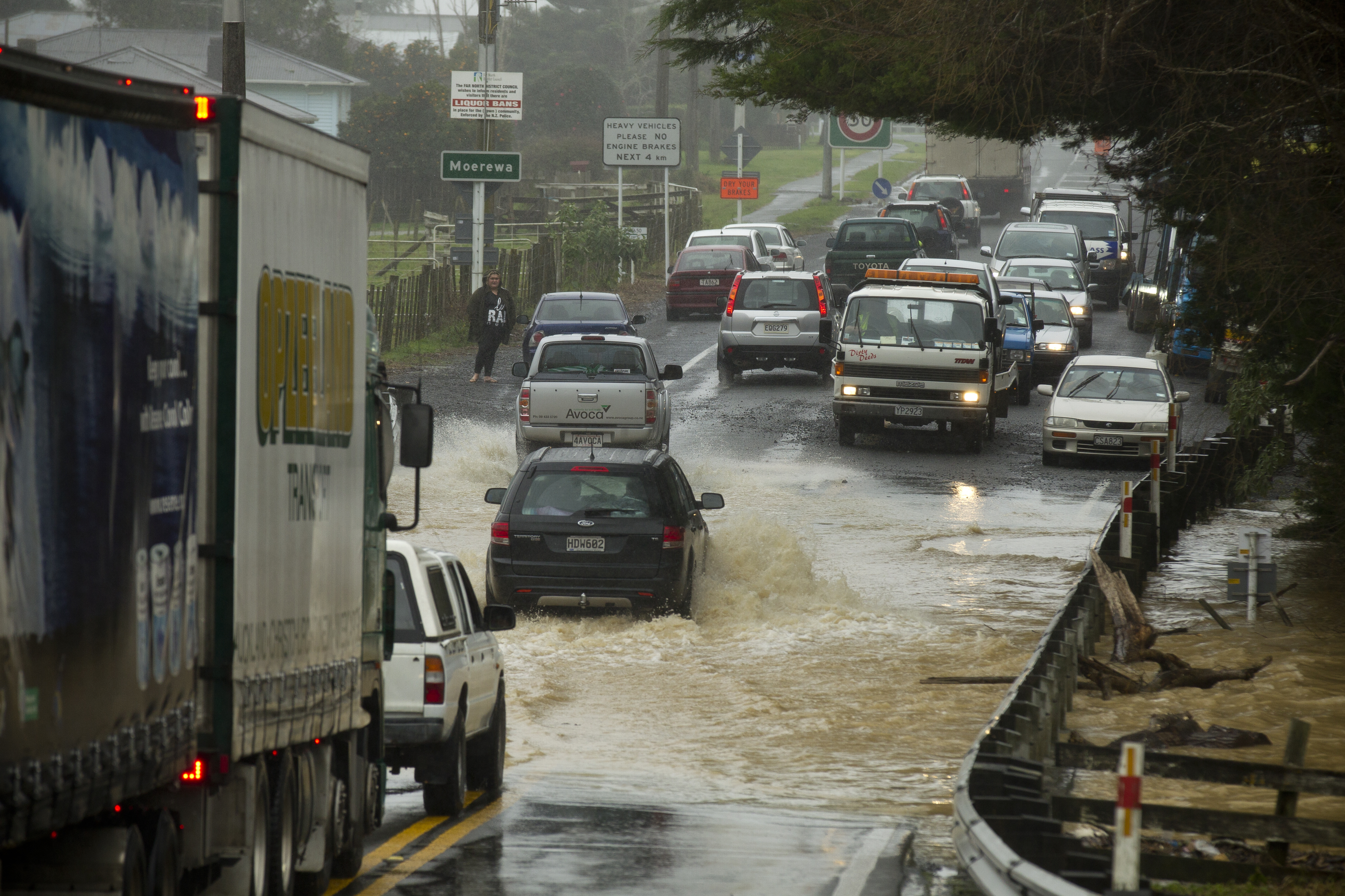 A July 2014 storm that hammered parts of Northland was one of the first directly tied to the effects of climate change. Picture / File
