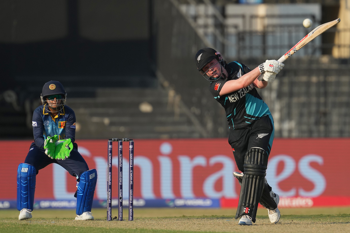 Georgia Plimmer scored a vital half-century against Sri Lanka. Photo / Photosport