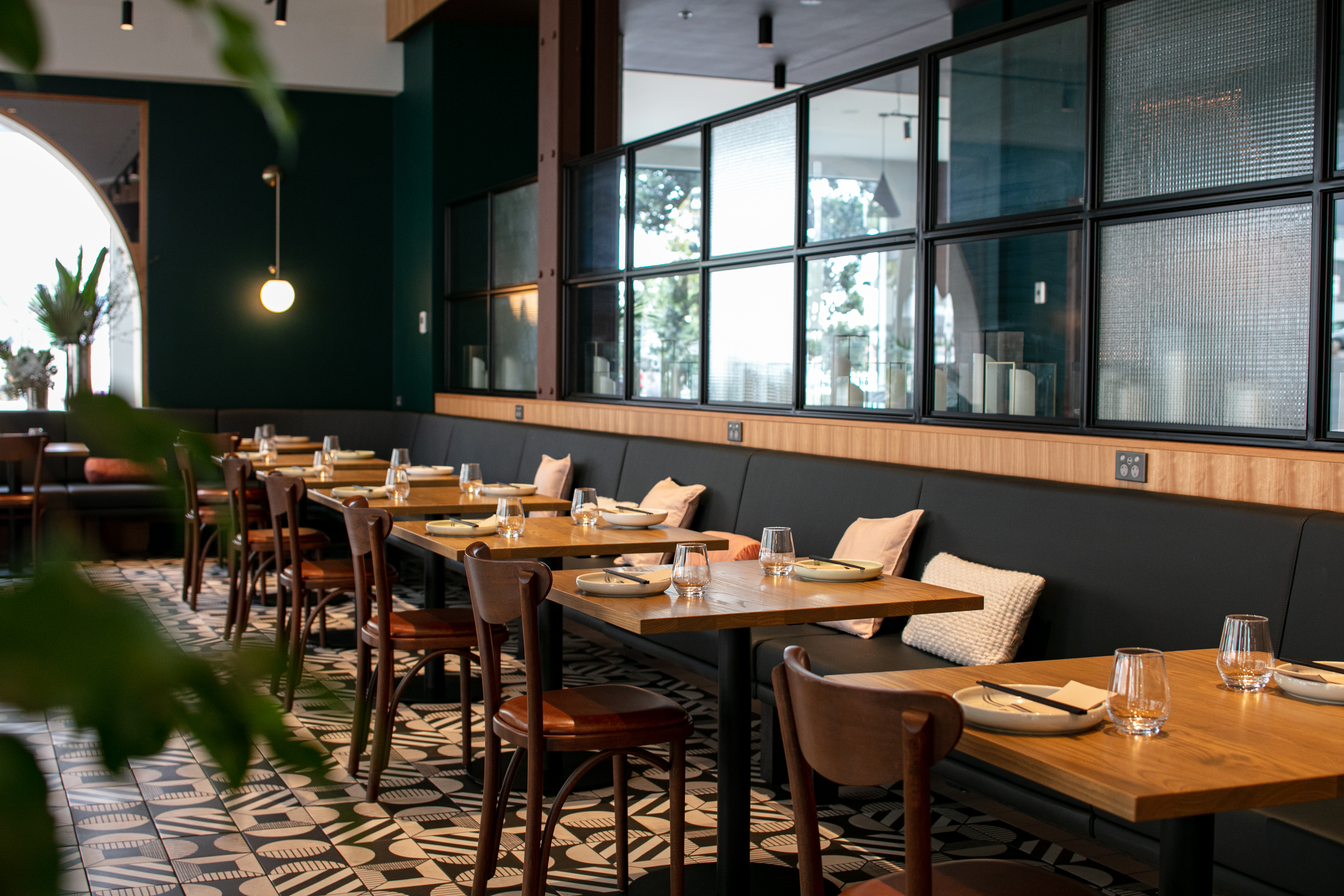 The dining room at East. Photo / Babiche Martens
