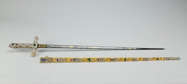 The Jewelled Sword of Offering. Photo / Royal Collection Trust