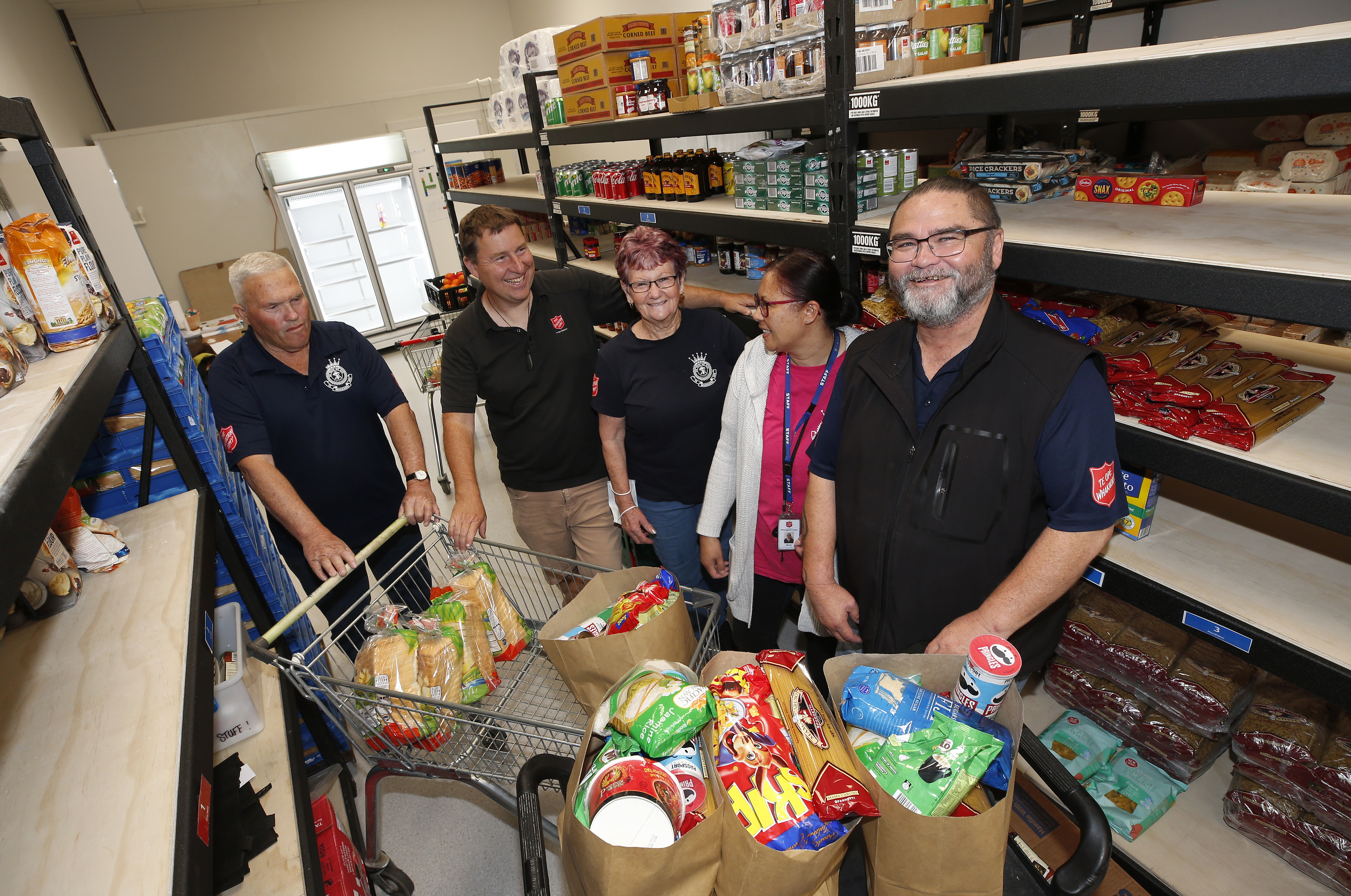 Salvation Army Food Bank staff and volunteers busy preparing for the busy festival season.
Photo / Michael Cunningham