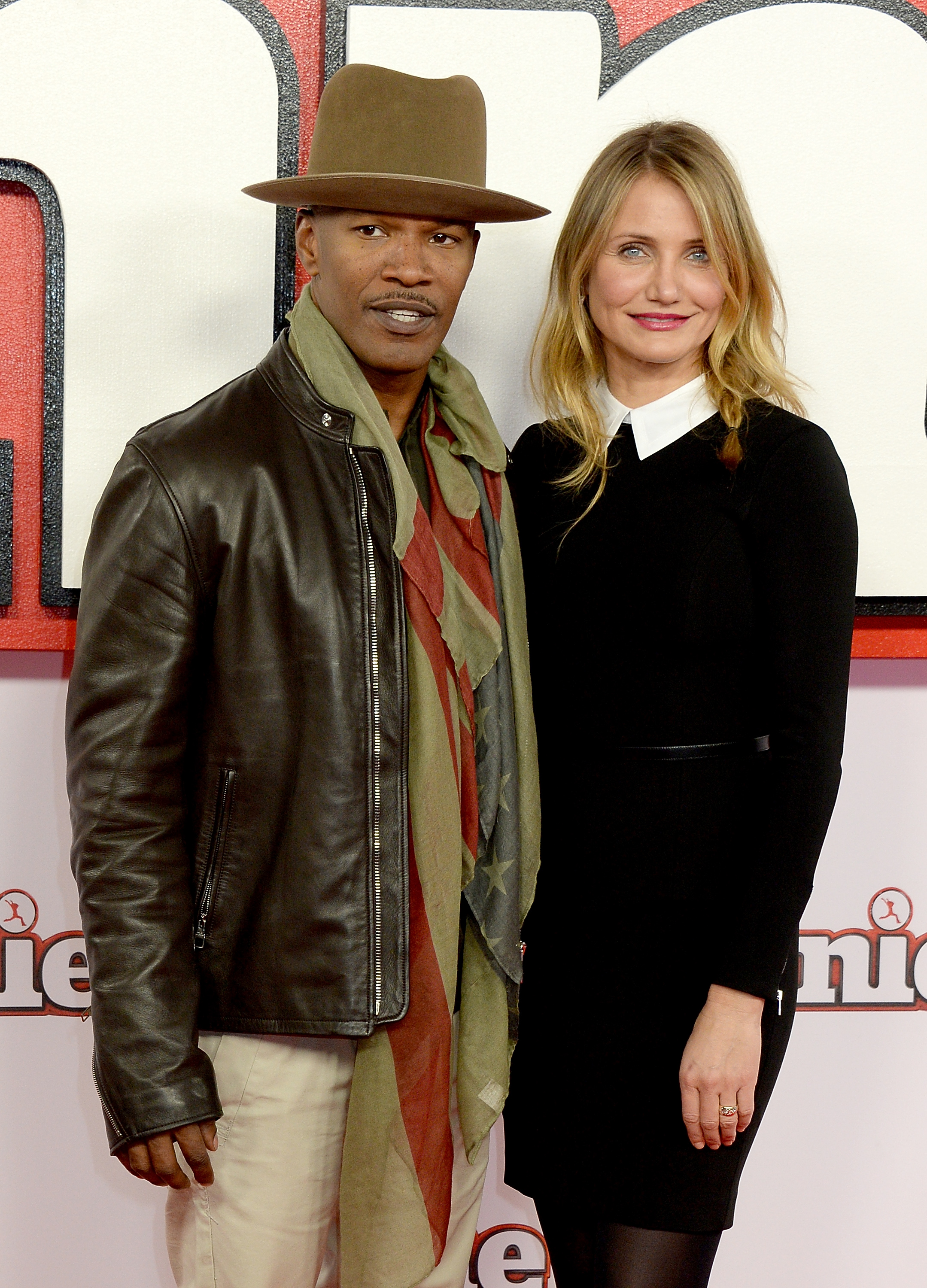 Jamie Foxx and Cameron Diaz attend a photocall for Annie. Photo / WireImage
