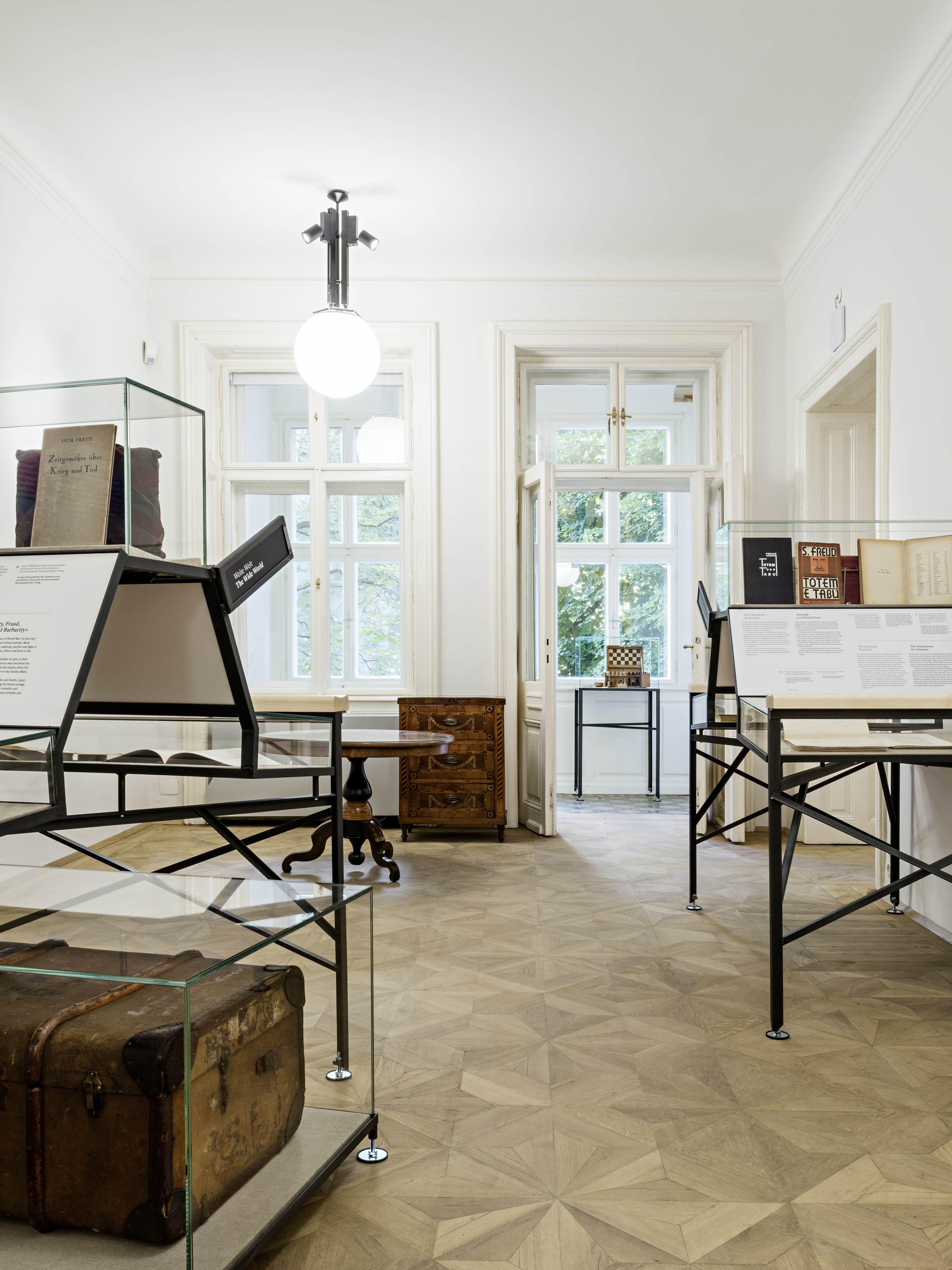 The museum has seen the house renovated, while retaining bits and pieces of the original decor. Photo / Hertha Hurnaus/Sigmund Freud Foundation
