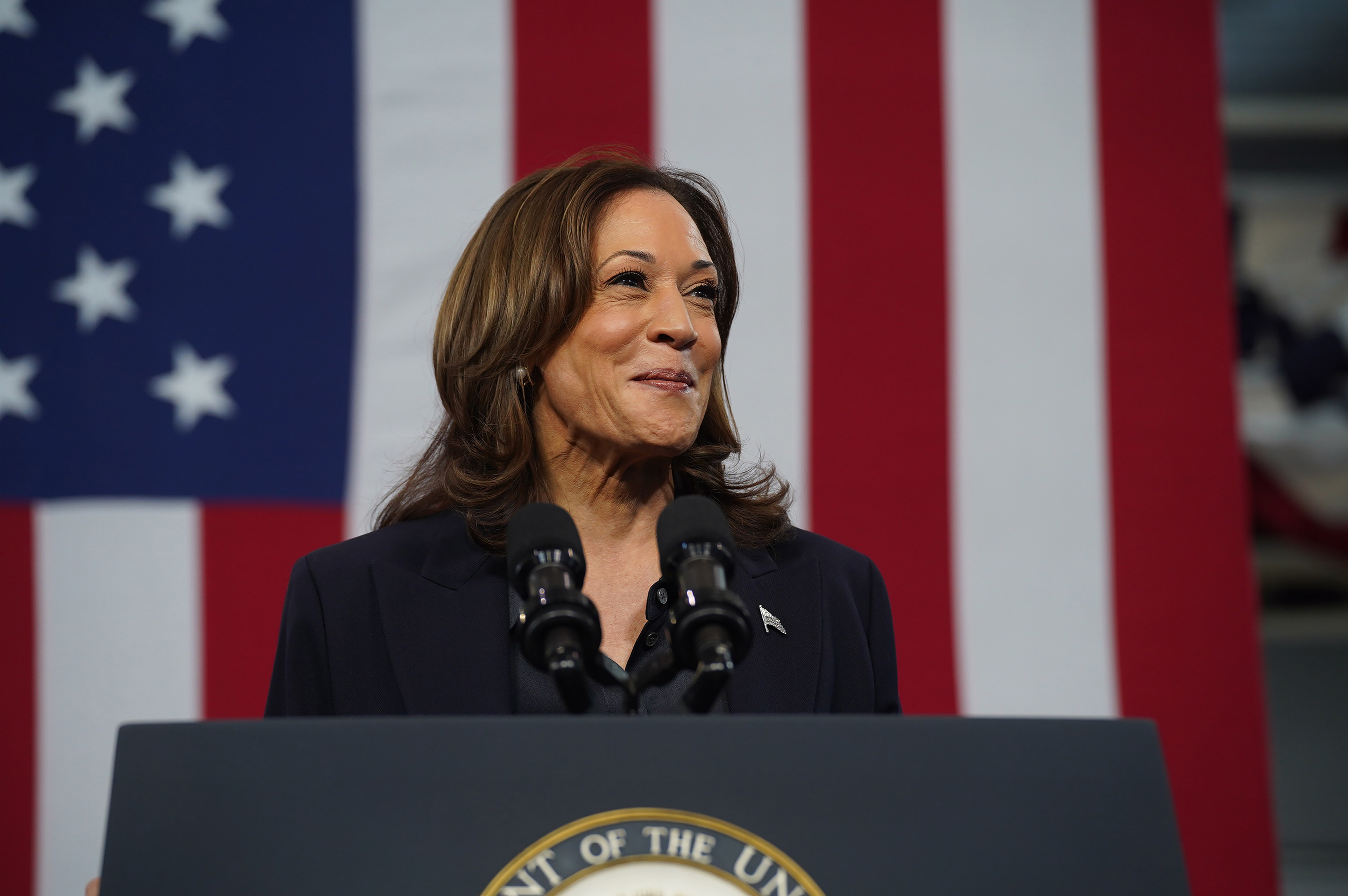 Vice-president and Democratic nominee Kamala Harris has struggled to overcome voters’ discontent about rising costs. Photo / Valaurian Waller, The New York Times
