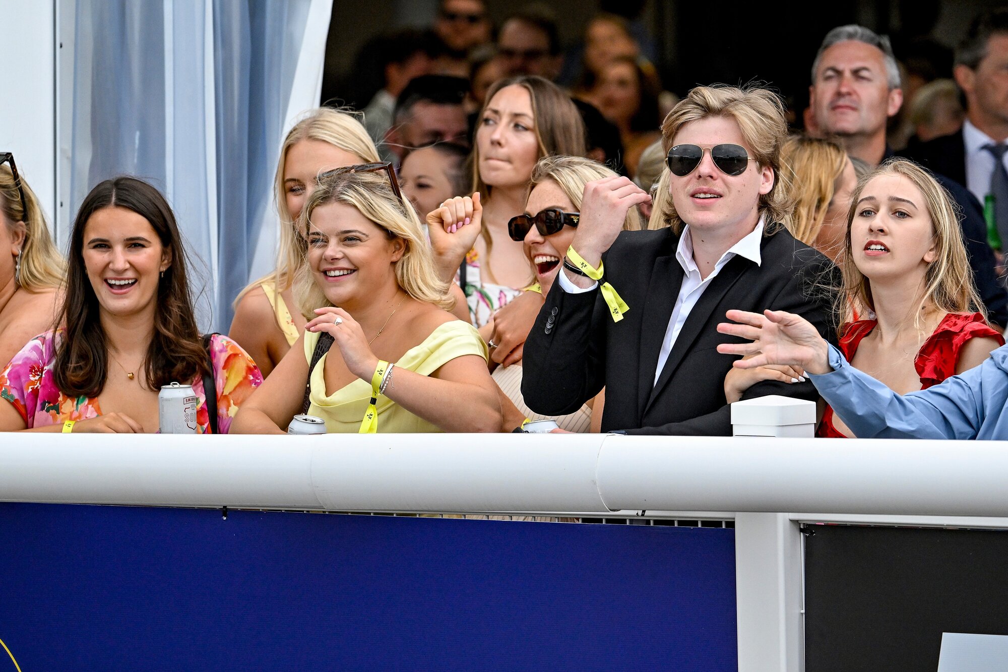 Spectators look on at the Karaka Millions, at Elllerslie, in January. Photo / Photosport