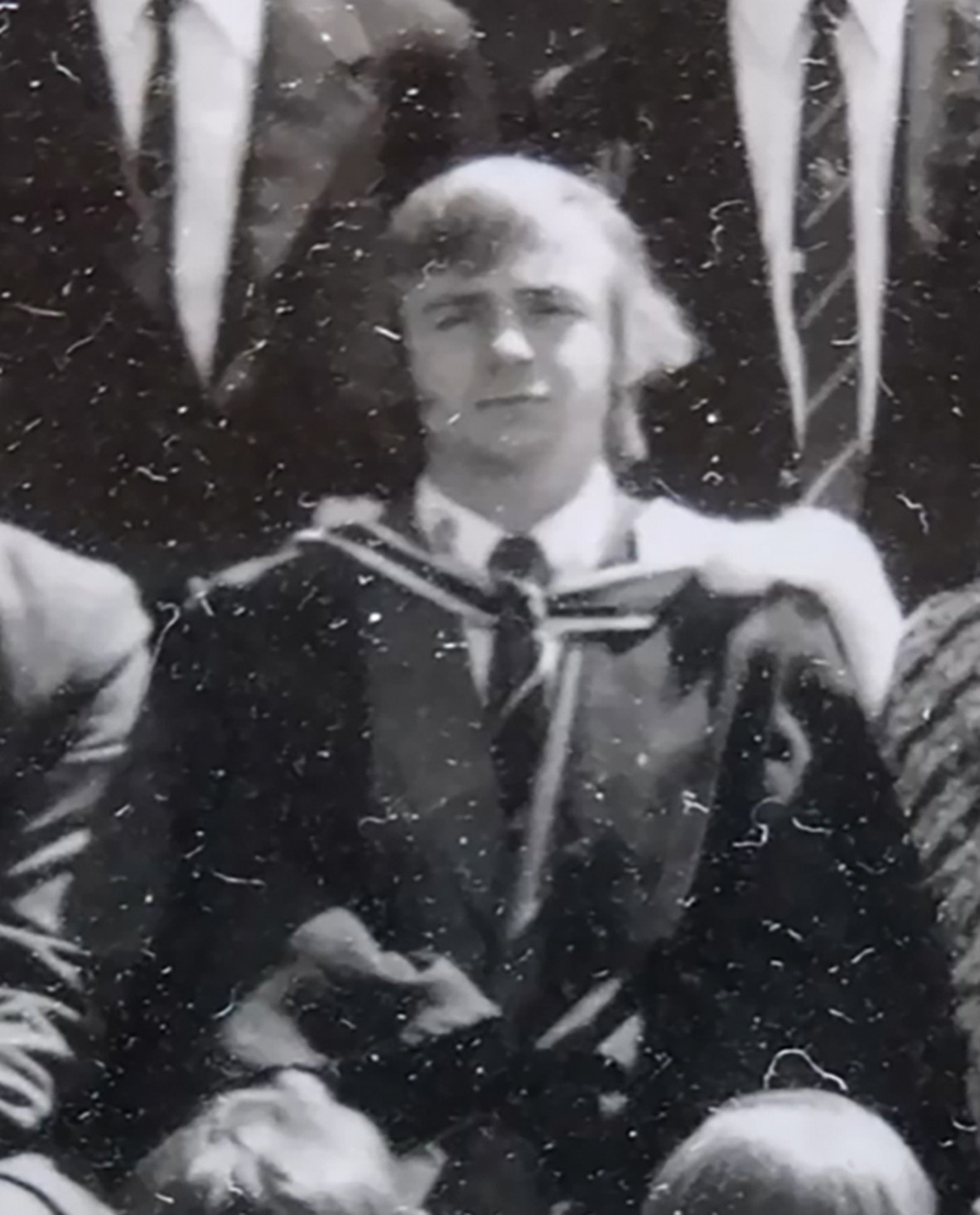 Ian Wilson in a school photograph in 1975. Photo / Supplied