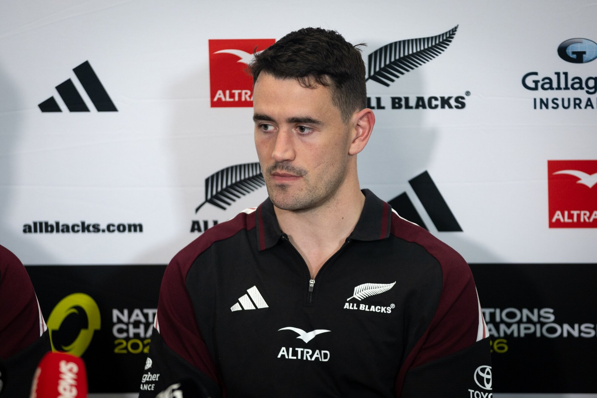 Will Jordan will start on the right wing for the All Blacks against France. Photo / Anna Heath